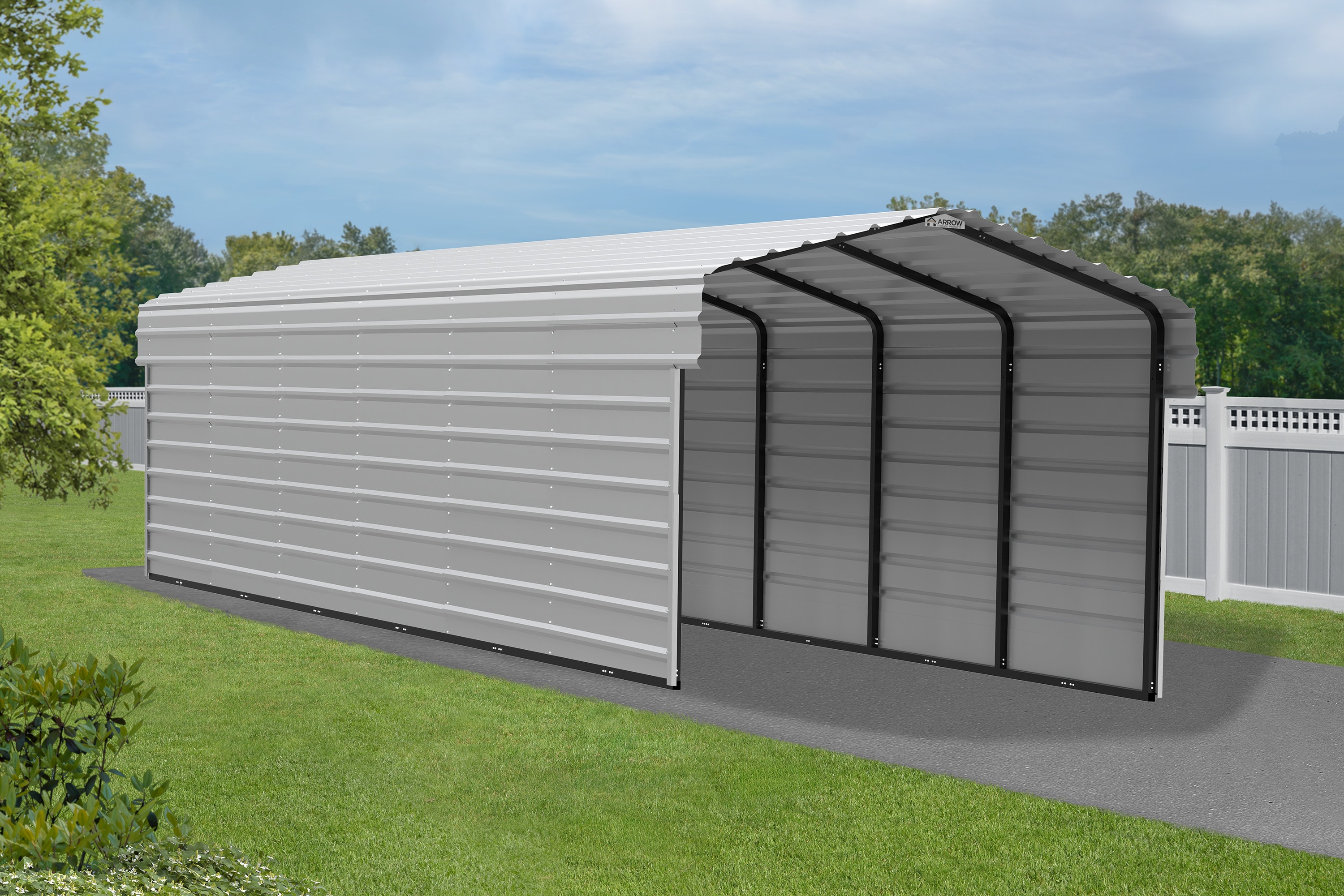 Arrow CPH102907ECL2 Carport-Covers - View #8
