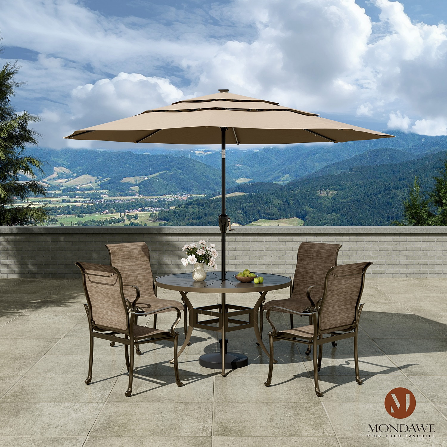 Mondawe MO-ODRFJMCB Patio-Dining-Sets - View #2