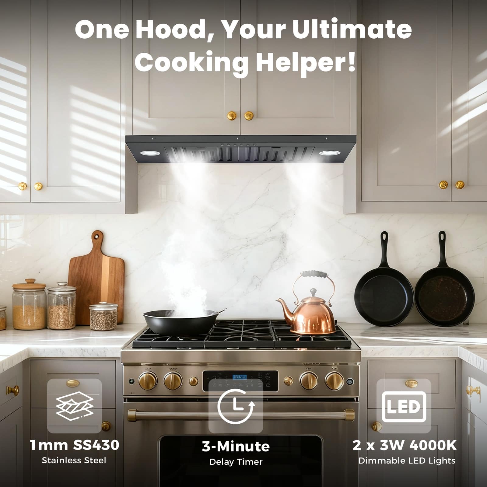 DIVAN DHB01-36B Undercabinet-Range-Hoods - View #6