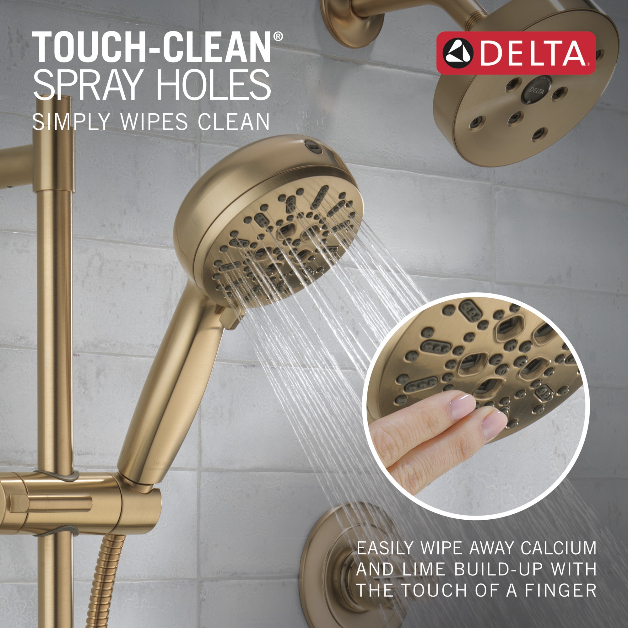 Delta 51584-CZ-PR Fixed-Showerhead - View #8