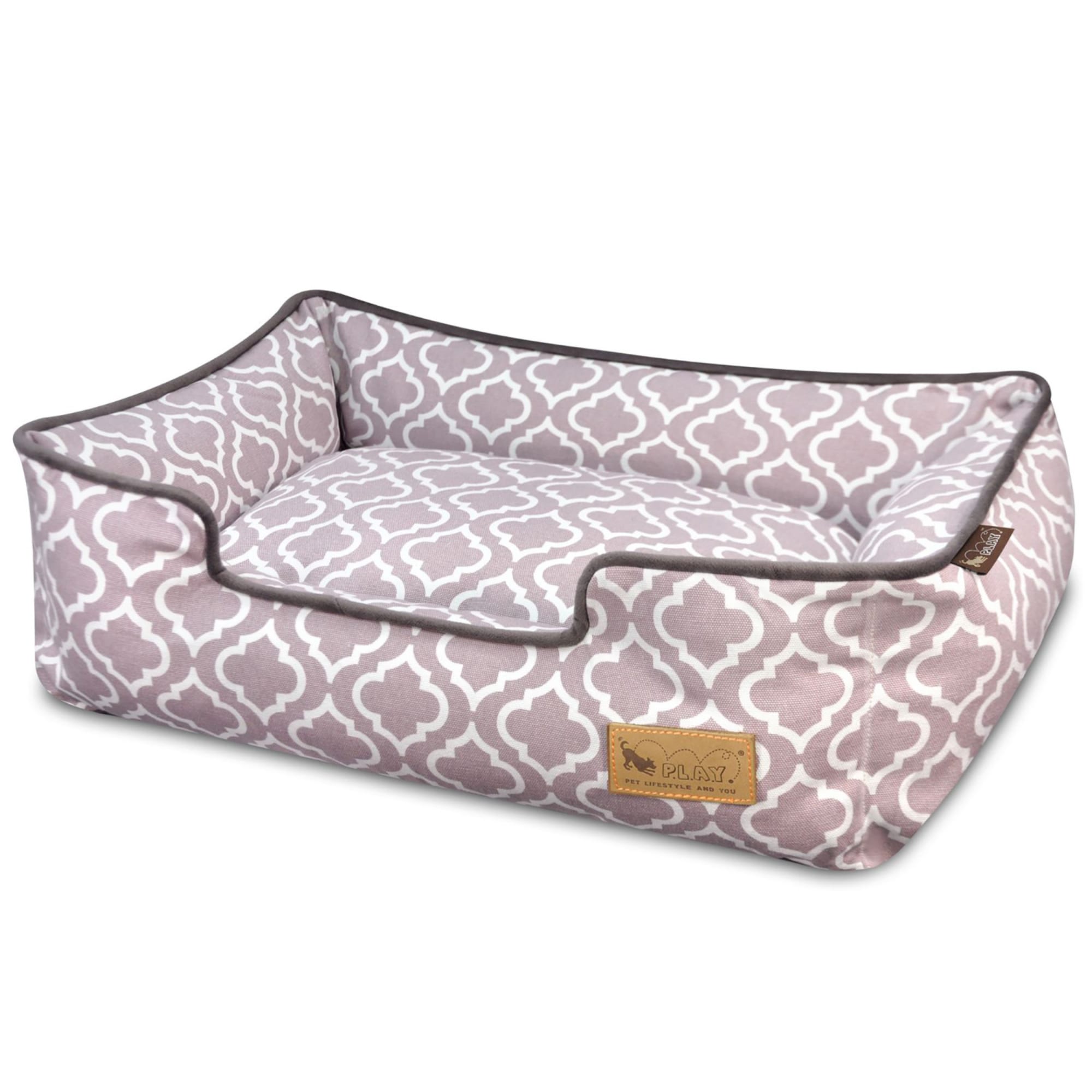 P.L.A.Y G0817152014478 Rectangular Ash Polyester Pillow Dog Bed ( Large )