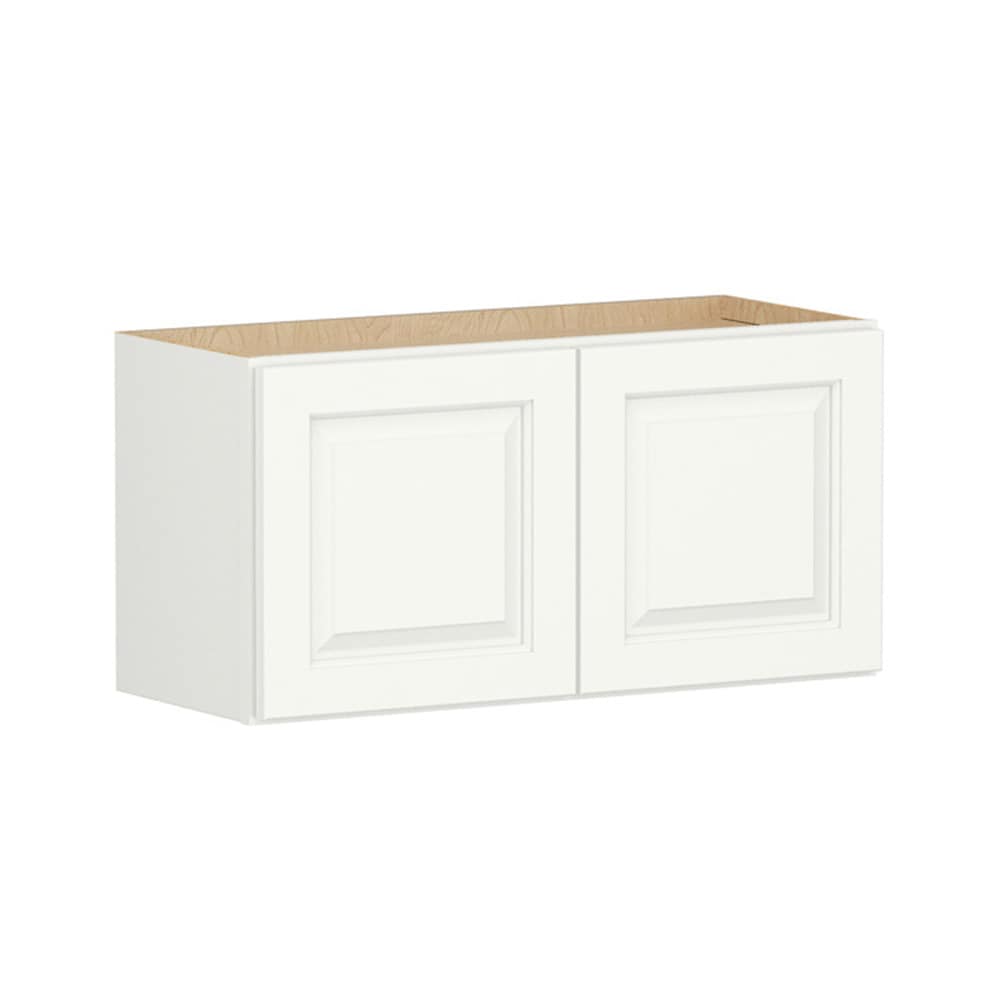 Shenandoah Stemson 33-in W x 12-in H x 12-in D Linen Painted Wall Fully Assembled Cabinet Raised Panel Raised panel
