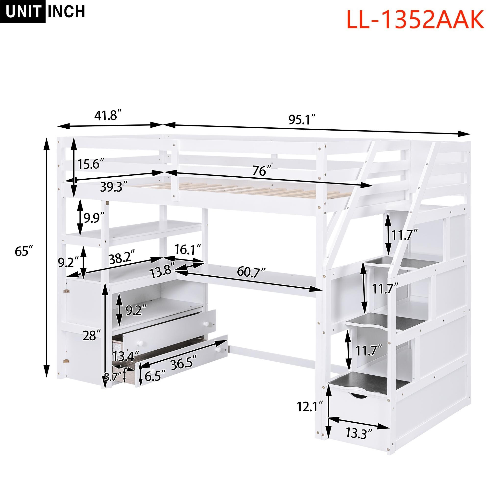 Yiekholo LL-1352AAK Bunk-Beds - View #8