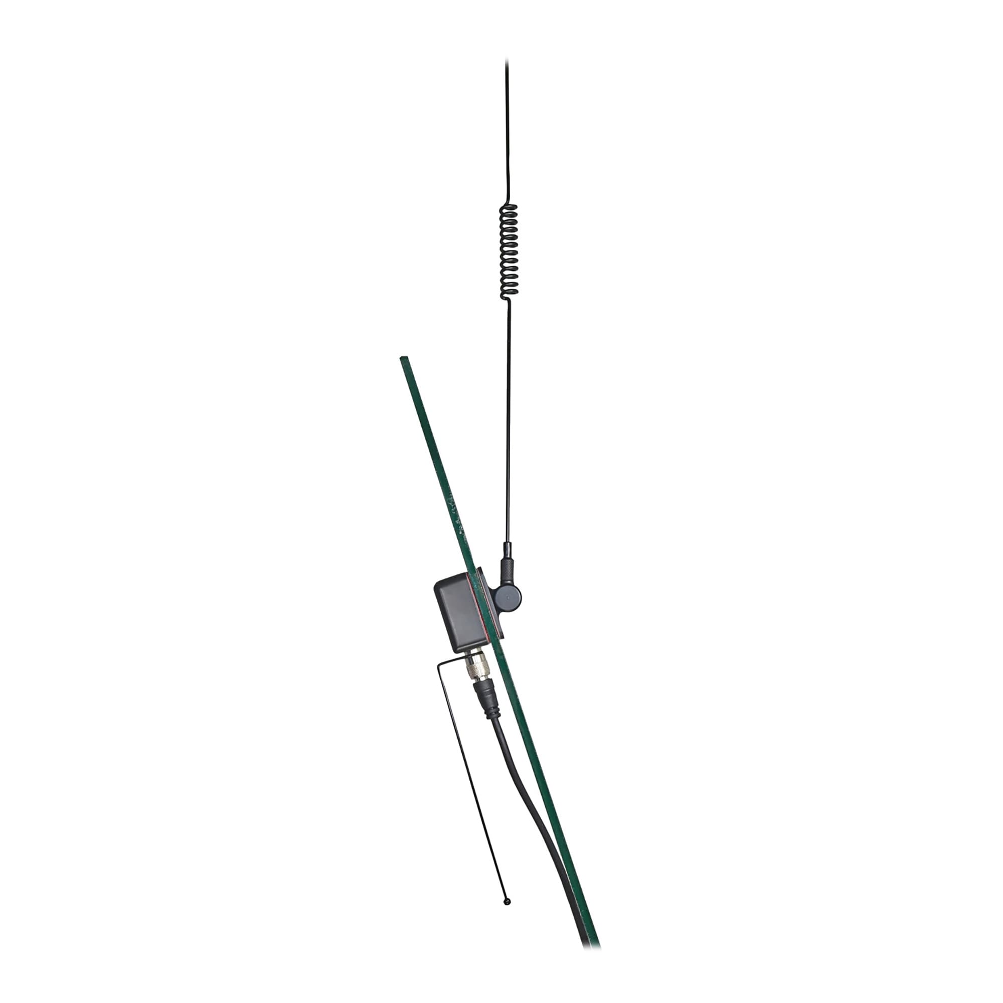 Tram 50-Watt Pretuned Dual-Band 144 MHz to 148 MHz VHF/440 MHz to 450 MHz UHF Amateur Radio Antenna Kit with Glass Mount and Cable Stainless Steel -  WSP1191