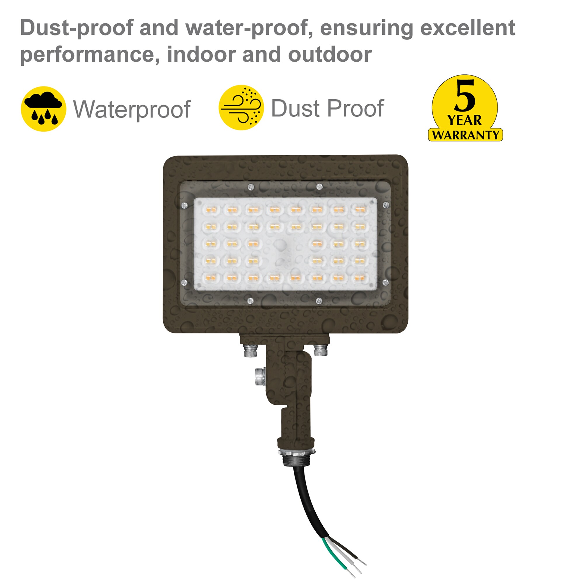 NUWATT NWSFL-30W3CT-KN-BZ-2 Spot-Lights - View #4