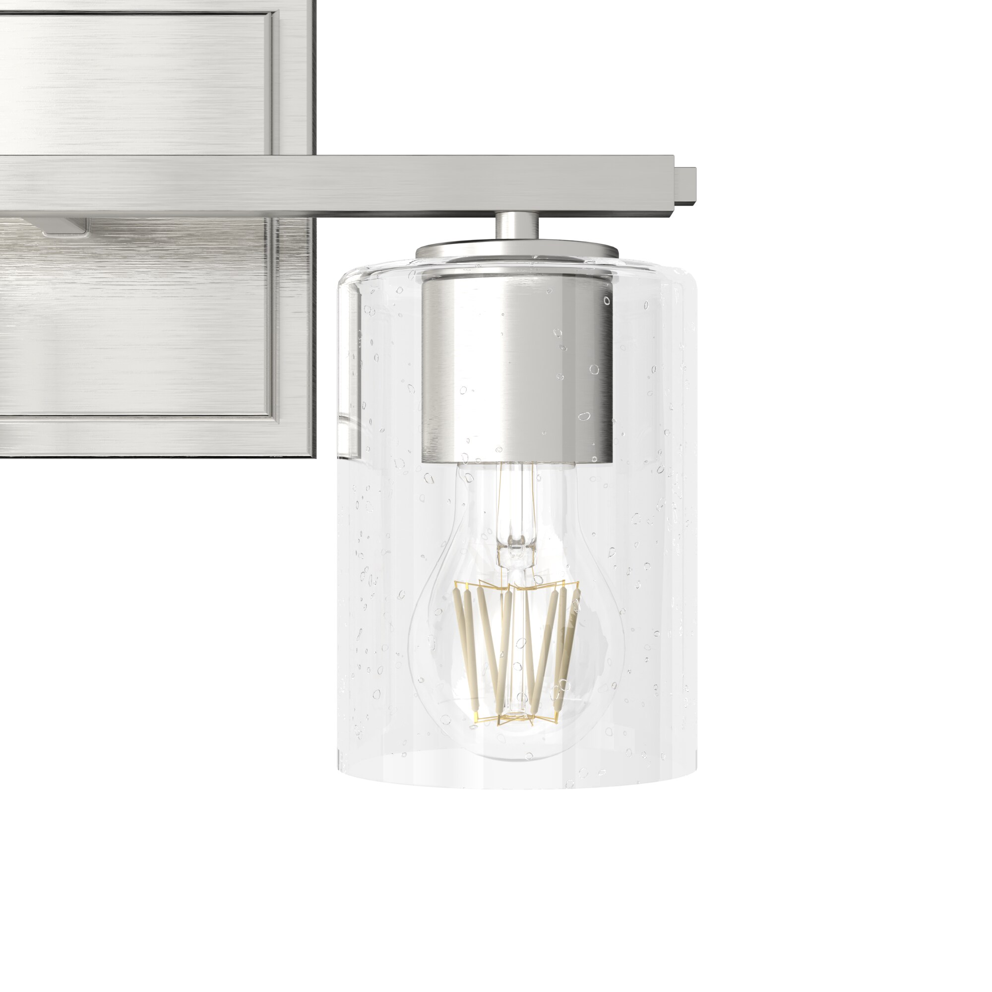 Hunter Kerrison 21-in 3-Light Brushed Nickel LED Modern/Contemporary ...