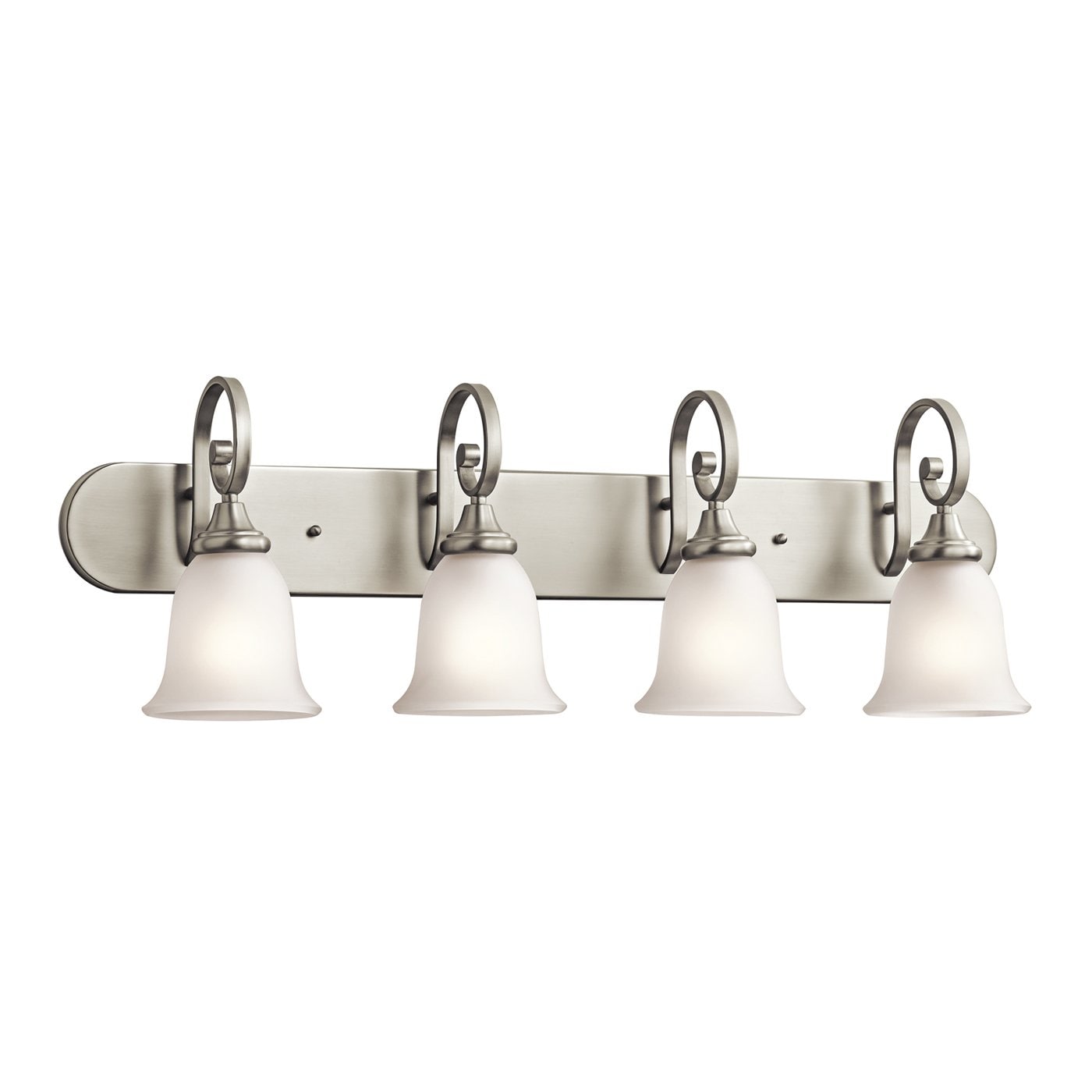 Kichler 45056NI Monroe 36-in 4-Light Brushed Nickel Transitional Vanity Light