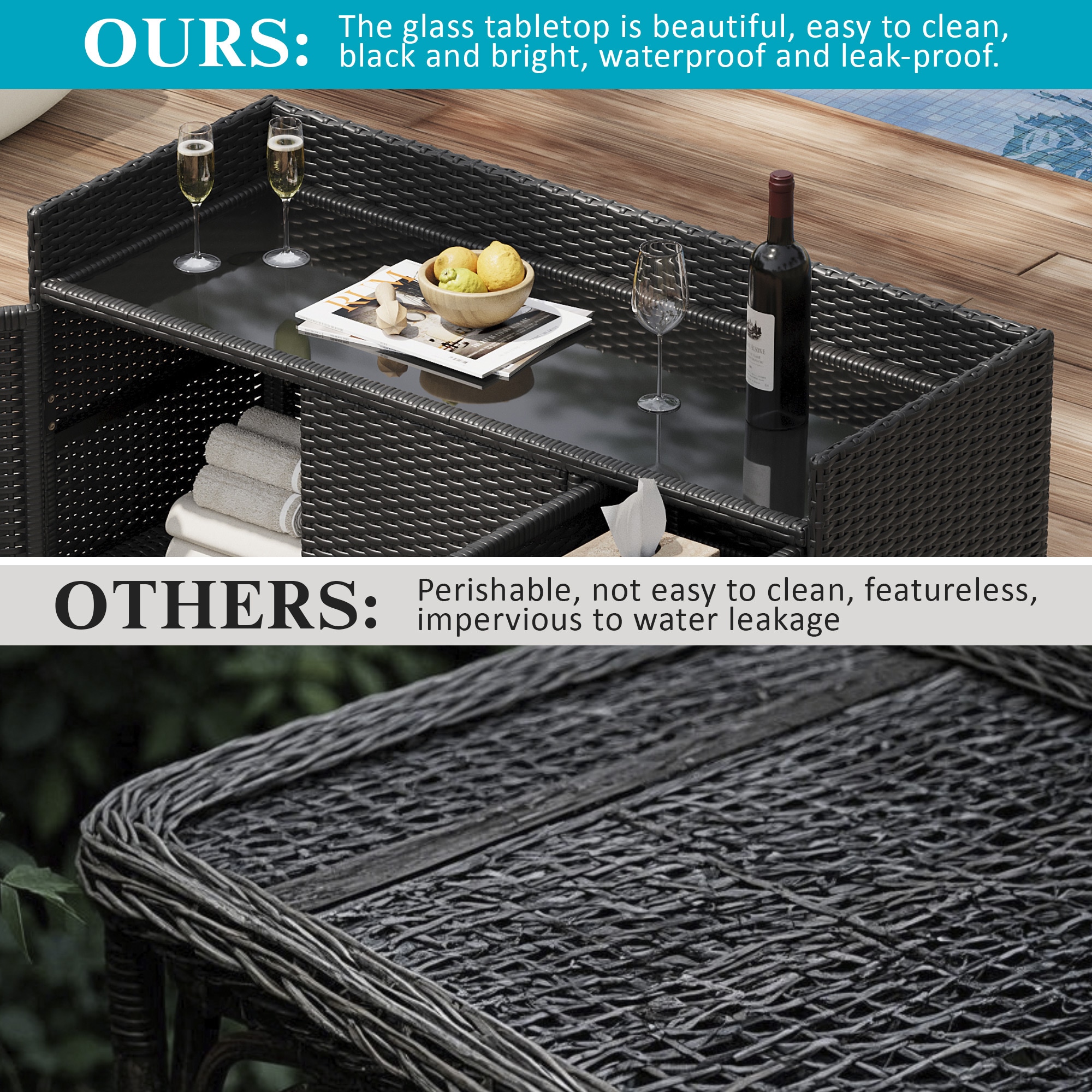 Qualler QDU33745B Outdoor-Carts - View #6