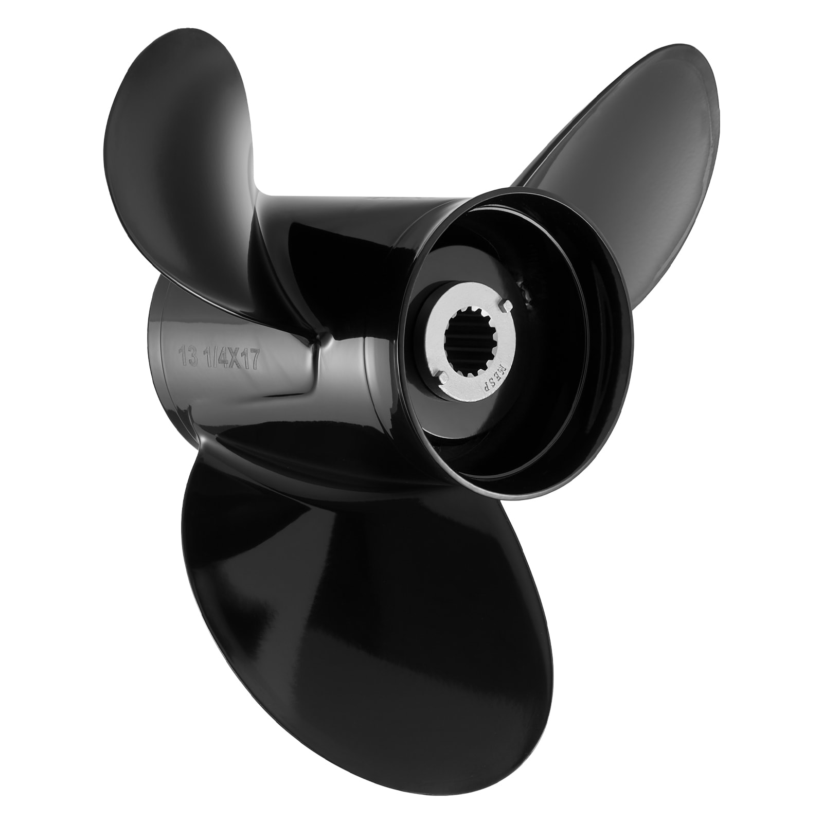 VEVOR - Outboard Propeller Upgrade OEM 15 Spline Tooth Aluminum Outboard Boat Propeller Fit Mercu...