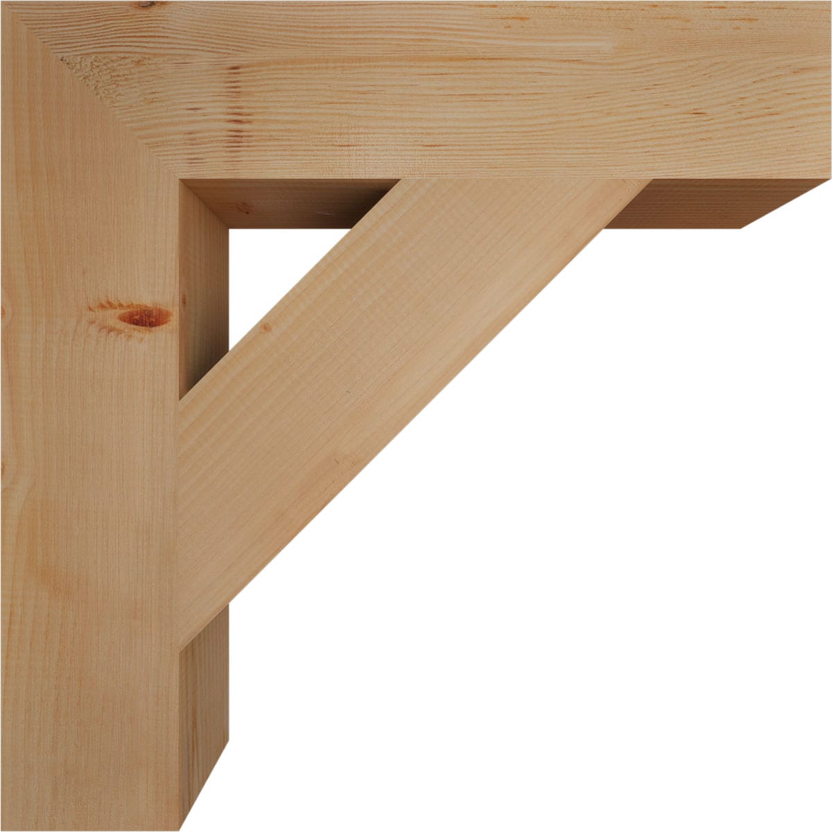Ekena Millwork BKT06X28X28TRA05SDF Exterior-Brackets-Braces - View #3