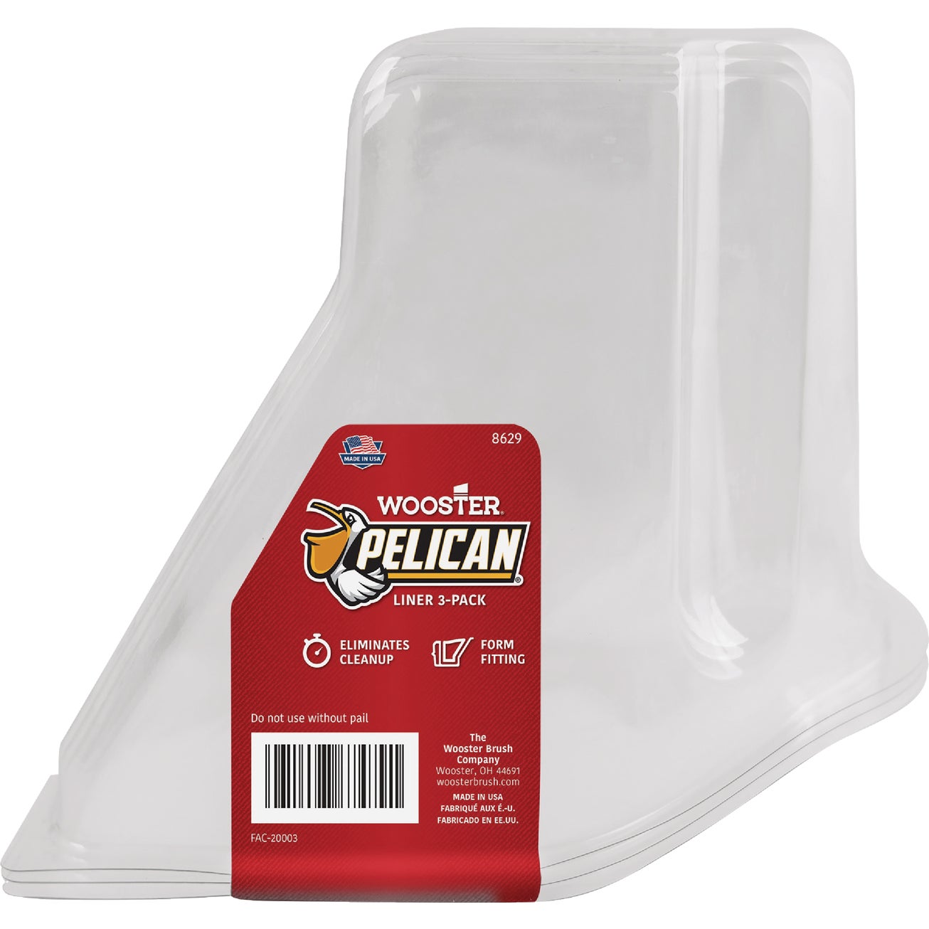 Wooster 8629-1D61-C2F5 Paint-Tray-Liners - View #3