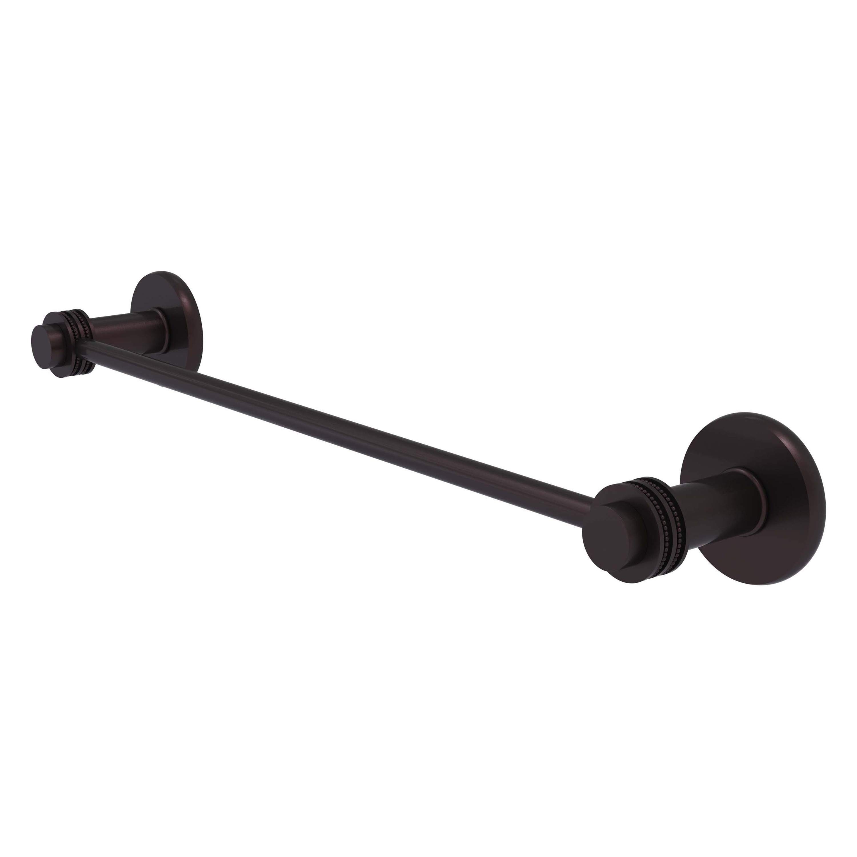 Allied Brass 931D/18-ABZ Mercury 18-in Antique Bronze Wall mount Single Towel Bar
