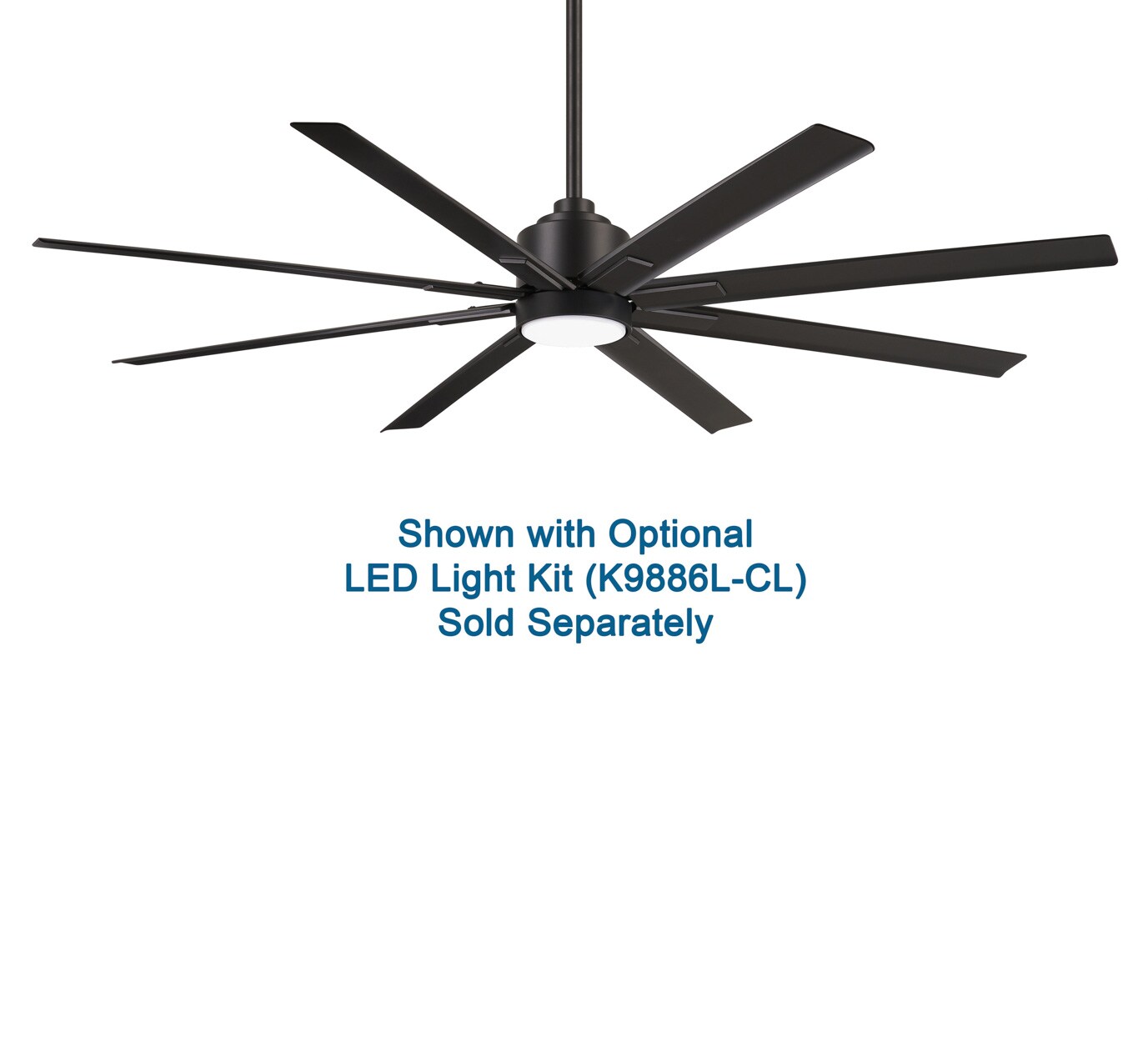 Minka Aire Xtreme H2O 84-in Black Indoor/Outdoor Ceiling Fan and