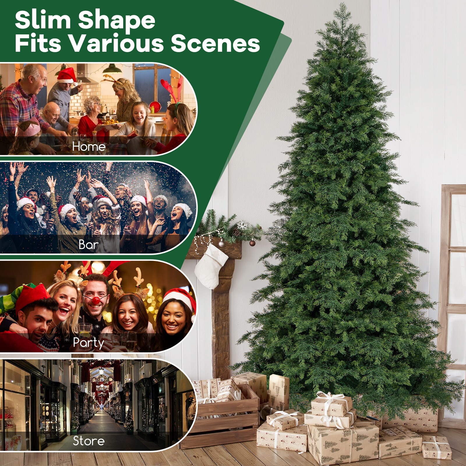 LIVIZA HYG24780-M Artificial-Christmas-Trees - View #6