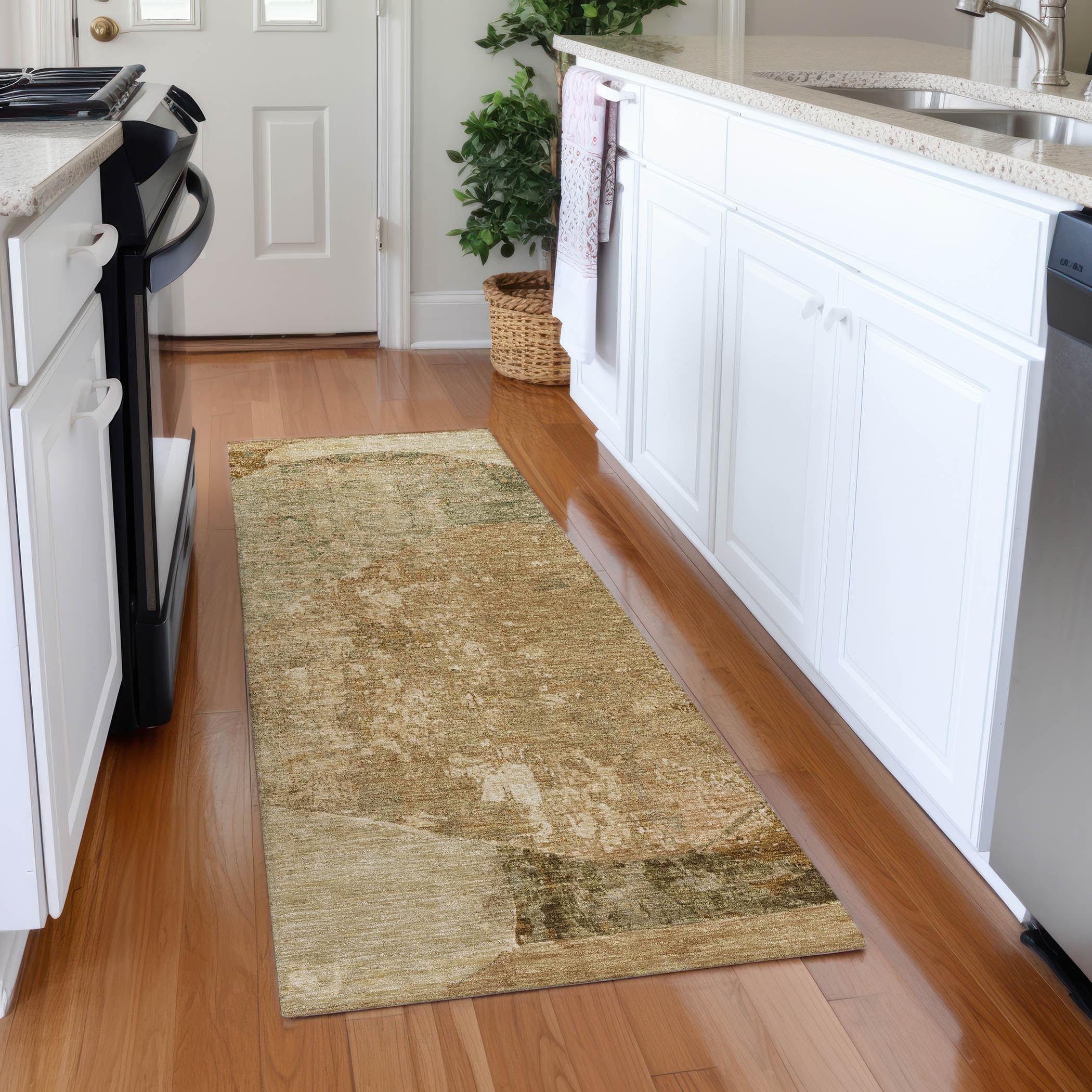 Addison Rugs ACN1635BR2X8 Chantille ACN1635BR 2 x 7 (ft) Loomed Brown Rectangular Indoor/Outdoor Machine washable Pet Friendly Area rug