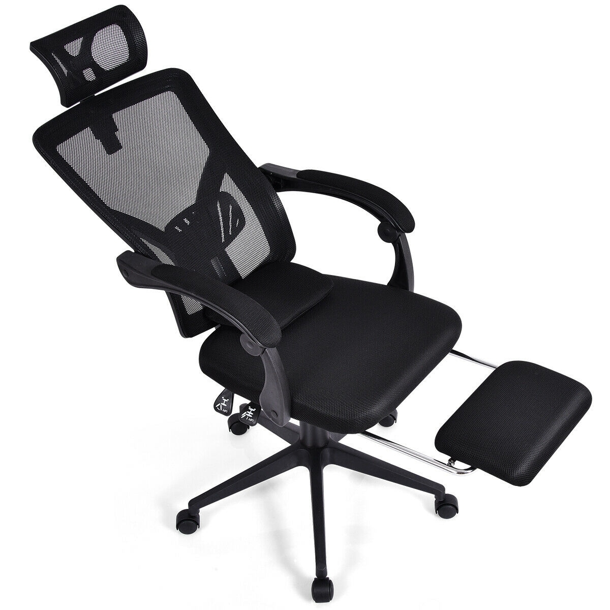 CASAINC WF-HYSN-65904BK Office-Chairs - View #2