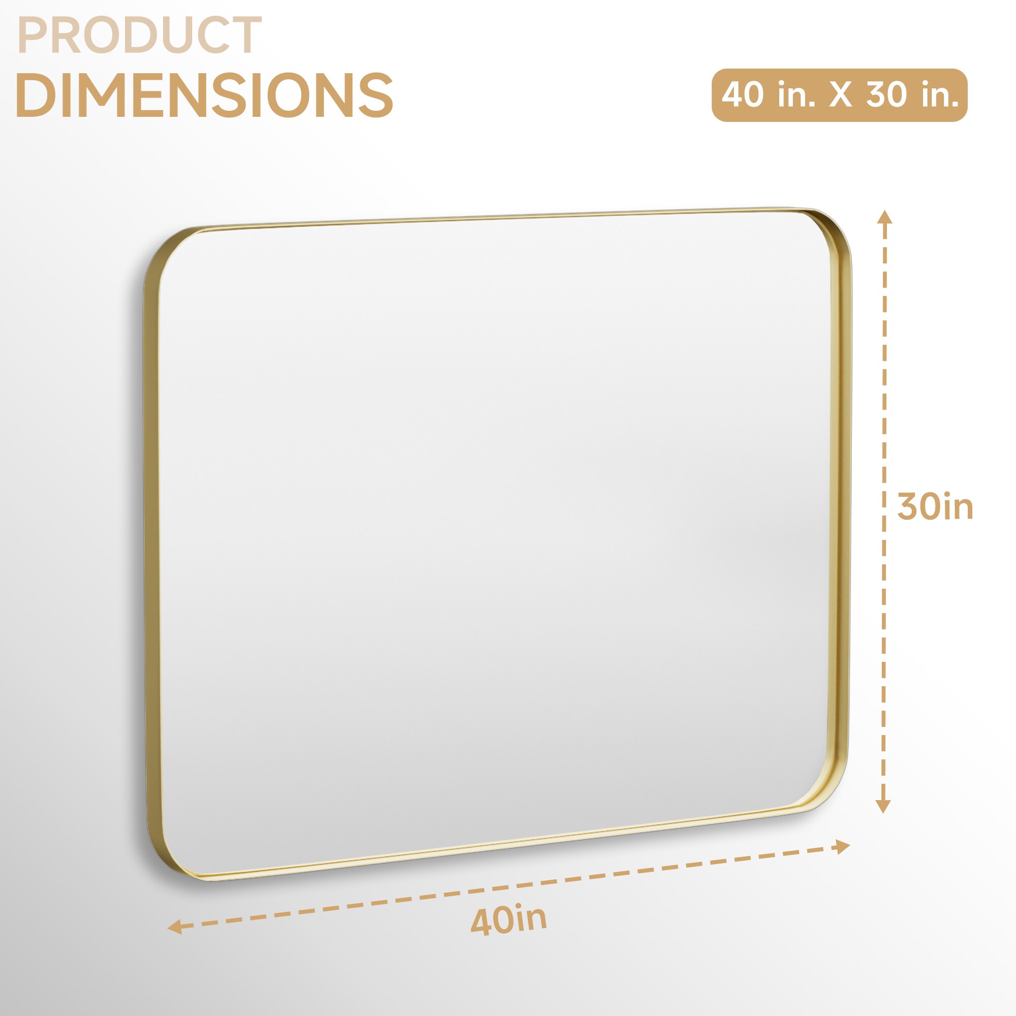 FurniFusion SF-Y-4030-G Decor-Mirrors - View #10