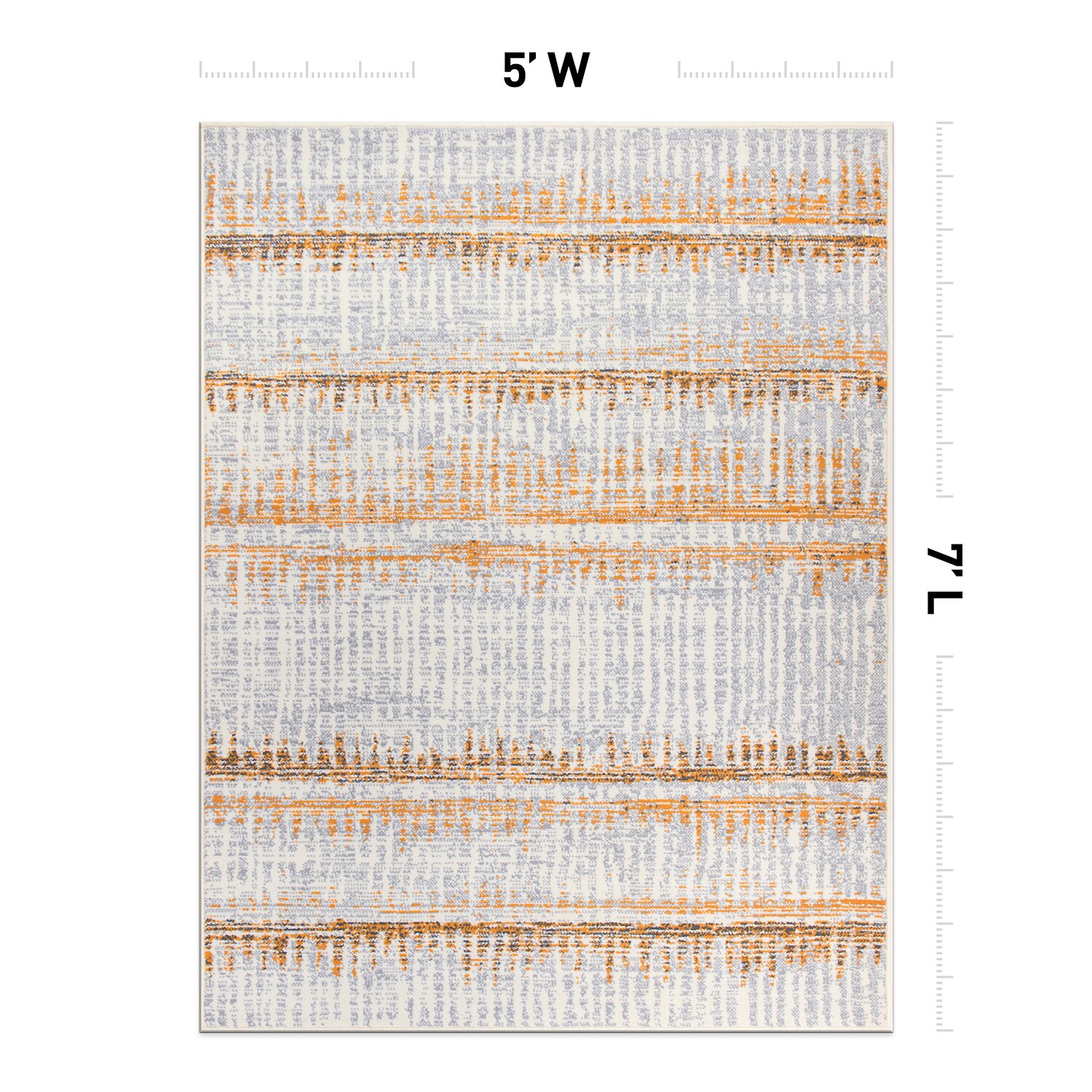 World Rug Gallery 3012YELLOW5X7 rugs - View #2