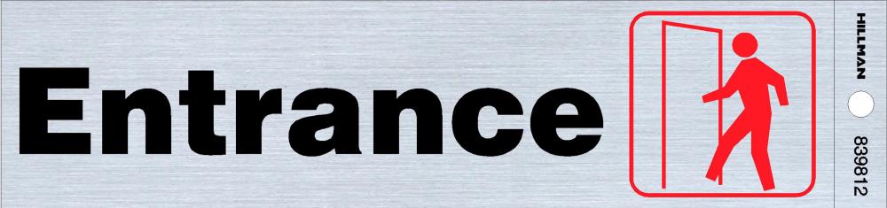 Hillman 839812 Plastic Sign