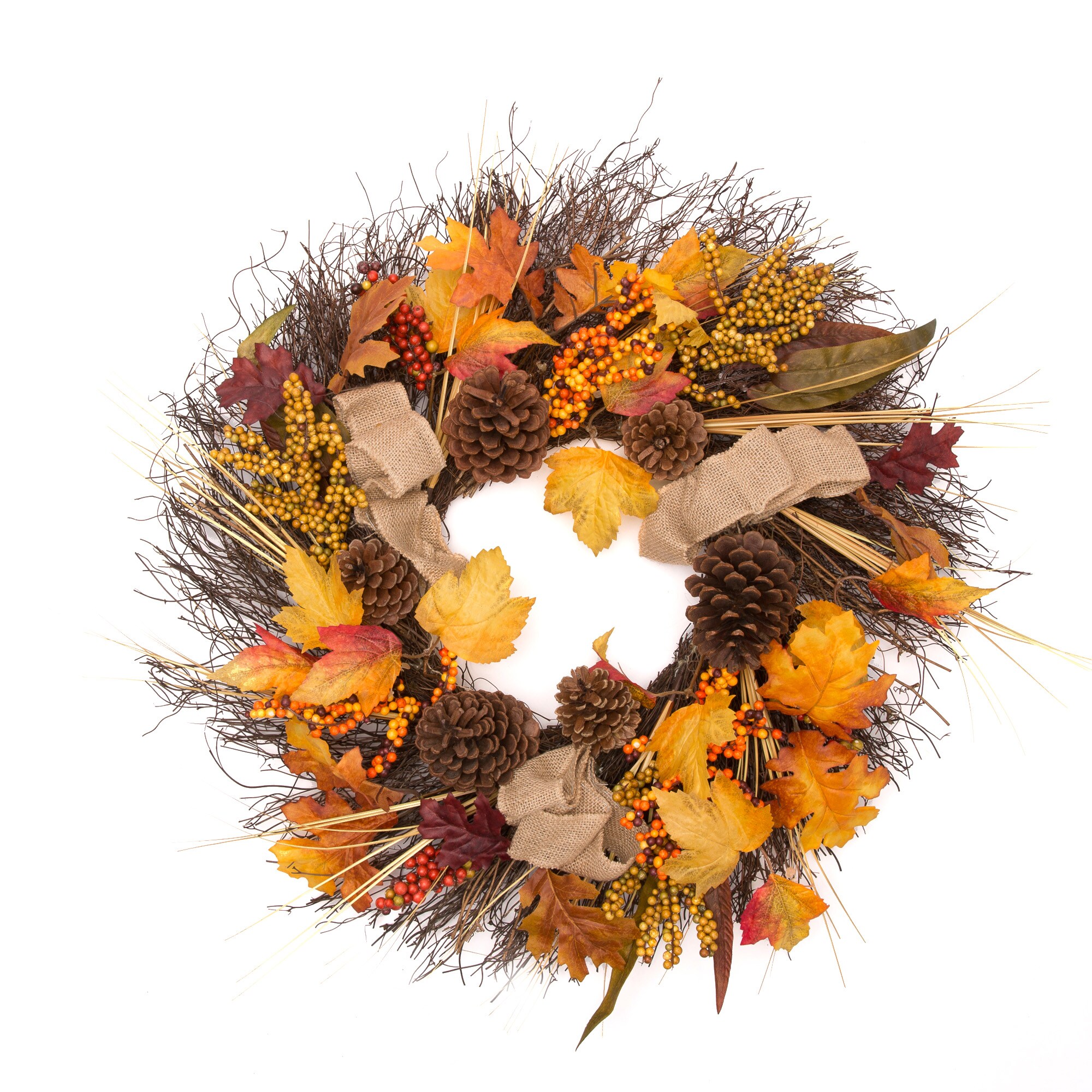Holiday Living LW82-GXJE007 24-in Vine Wreath
