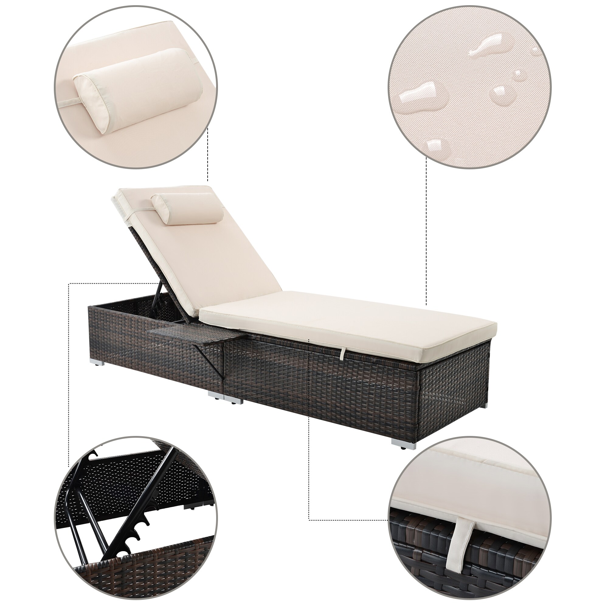 CASAINC AOG-W213S00037 Patio-Chairs - View #3