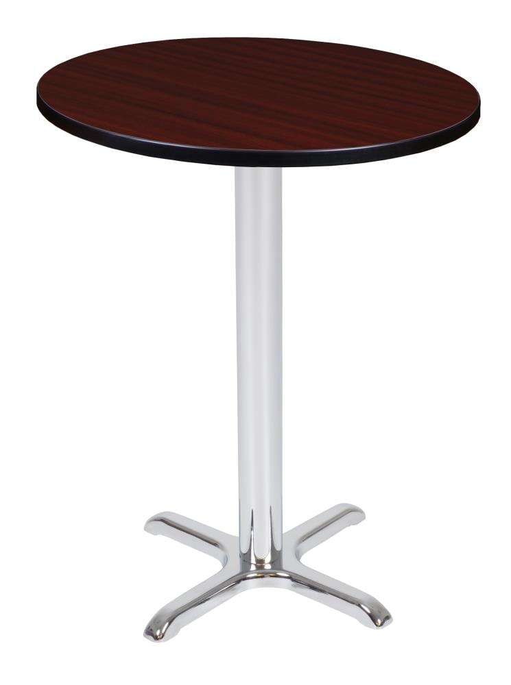 Regency TVCX30RNDMHCM Breakroom Brown 4-Person Training Table (30-in W x 42-in H)