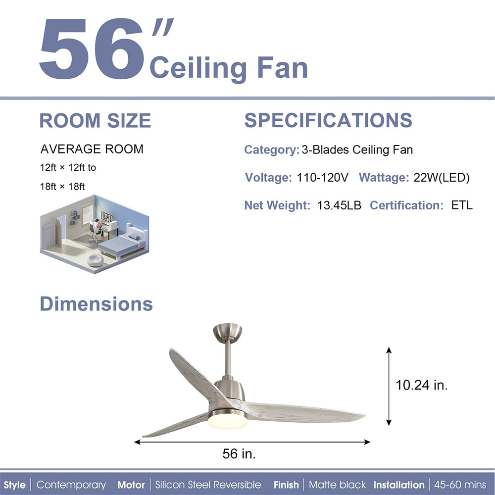 Sofucor LW-56K001-BN-HMW Ceiling-Fans - View #5
