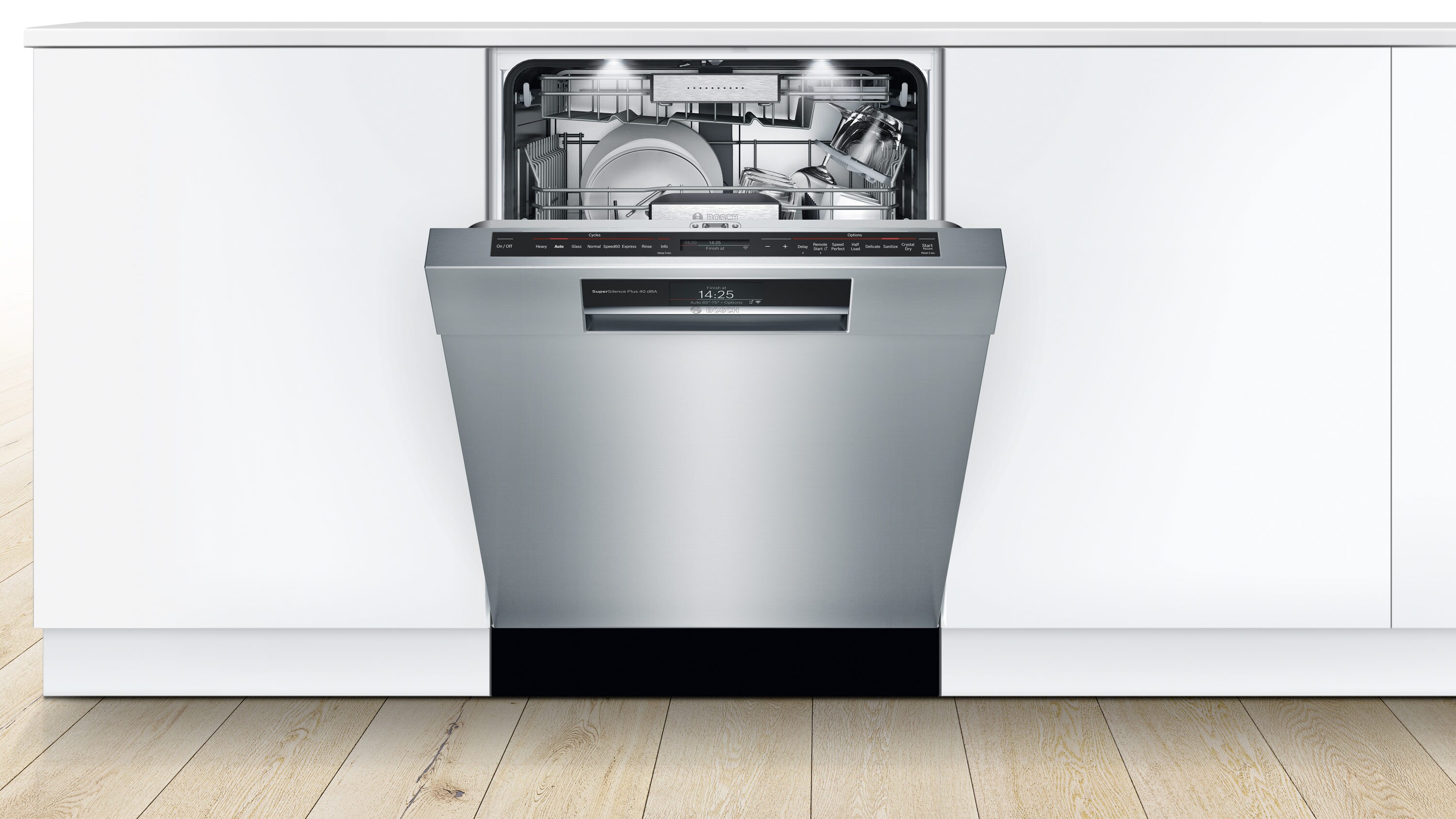 Bosch Benchmark Series Front Control 24 in Built In Dishwasher