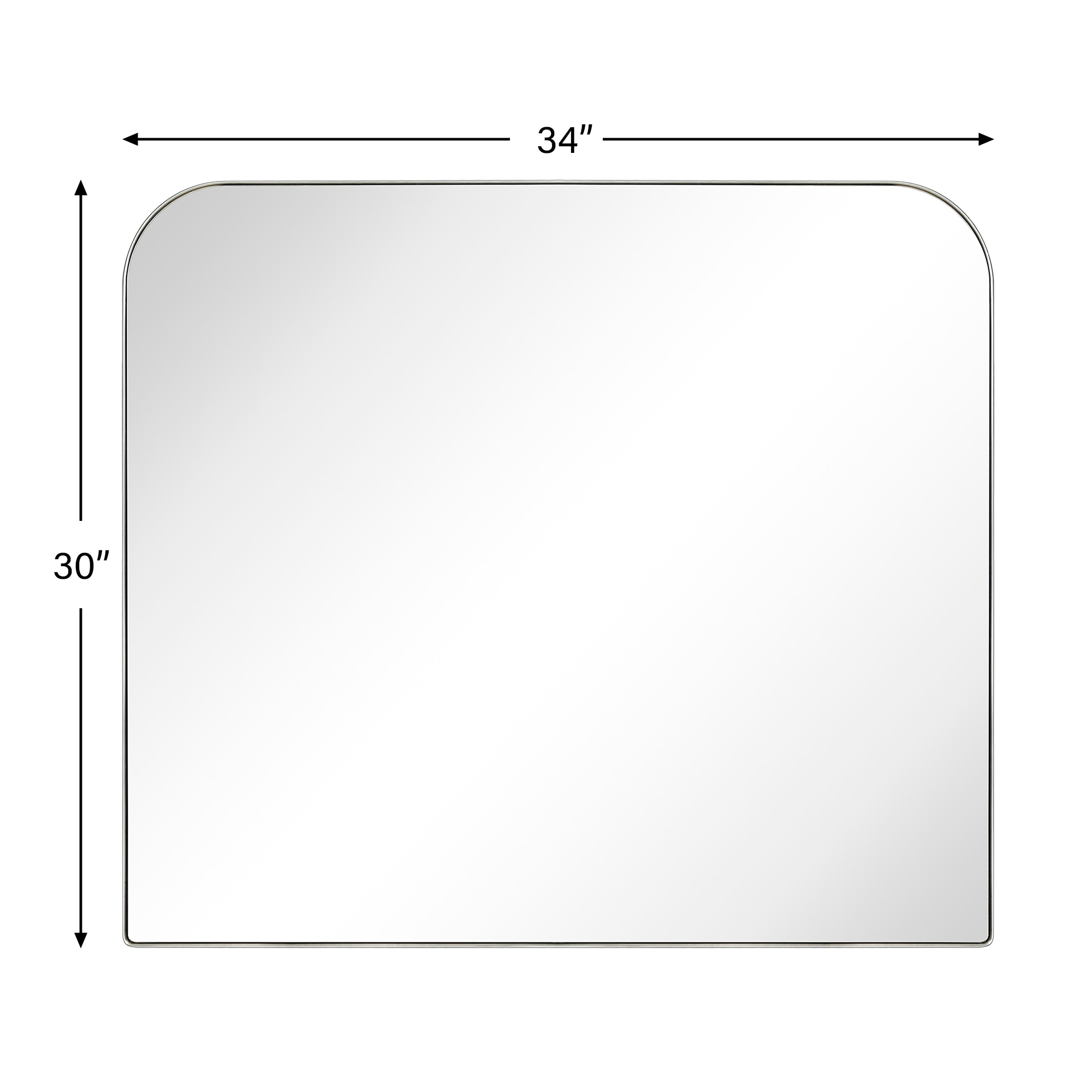 TEHOME GC-0Y030 Framed-Bath-Mirrors - View #3