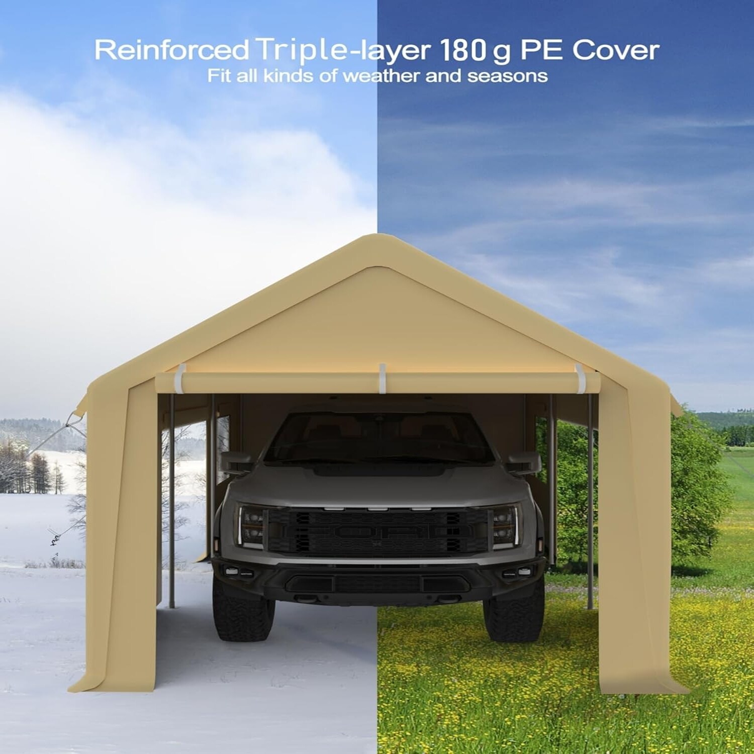 Garvee LSHQQPAU-0KL1HILN Carport-Covers - View #3
