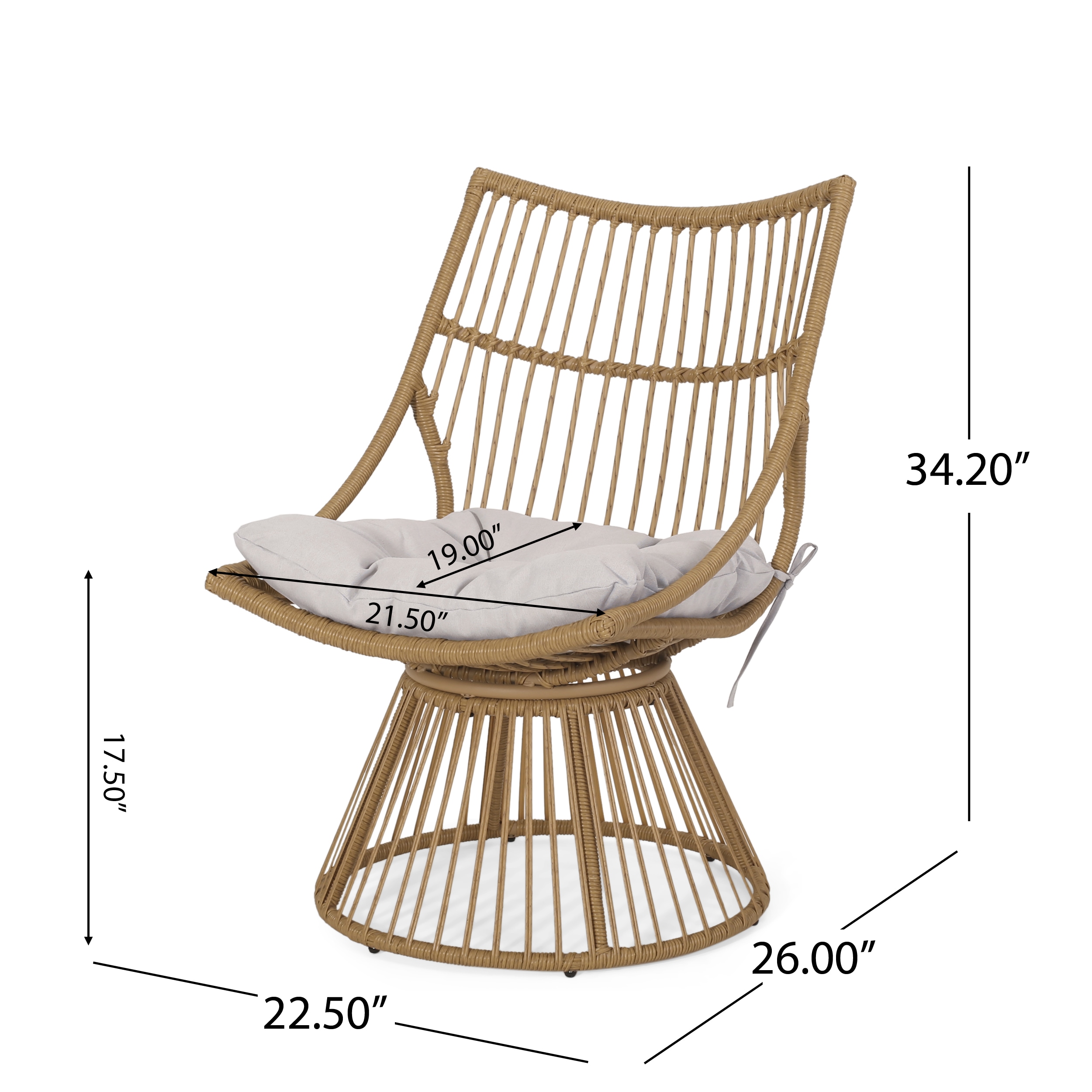 Christopher Knight Home 316370 Patio-Conversation-Sets - View #8