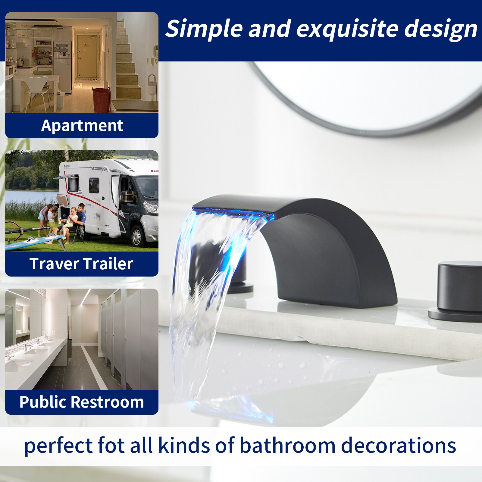 BWE A-916430-BLACK Lavatory-Faucets - View #6