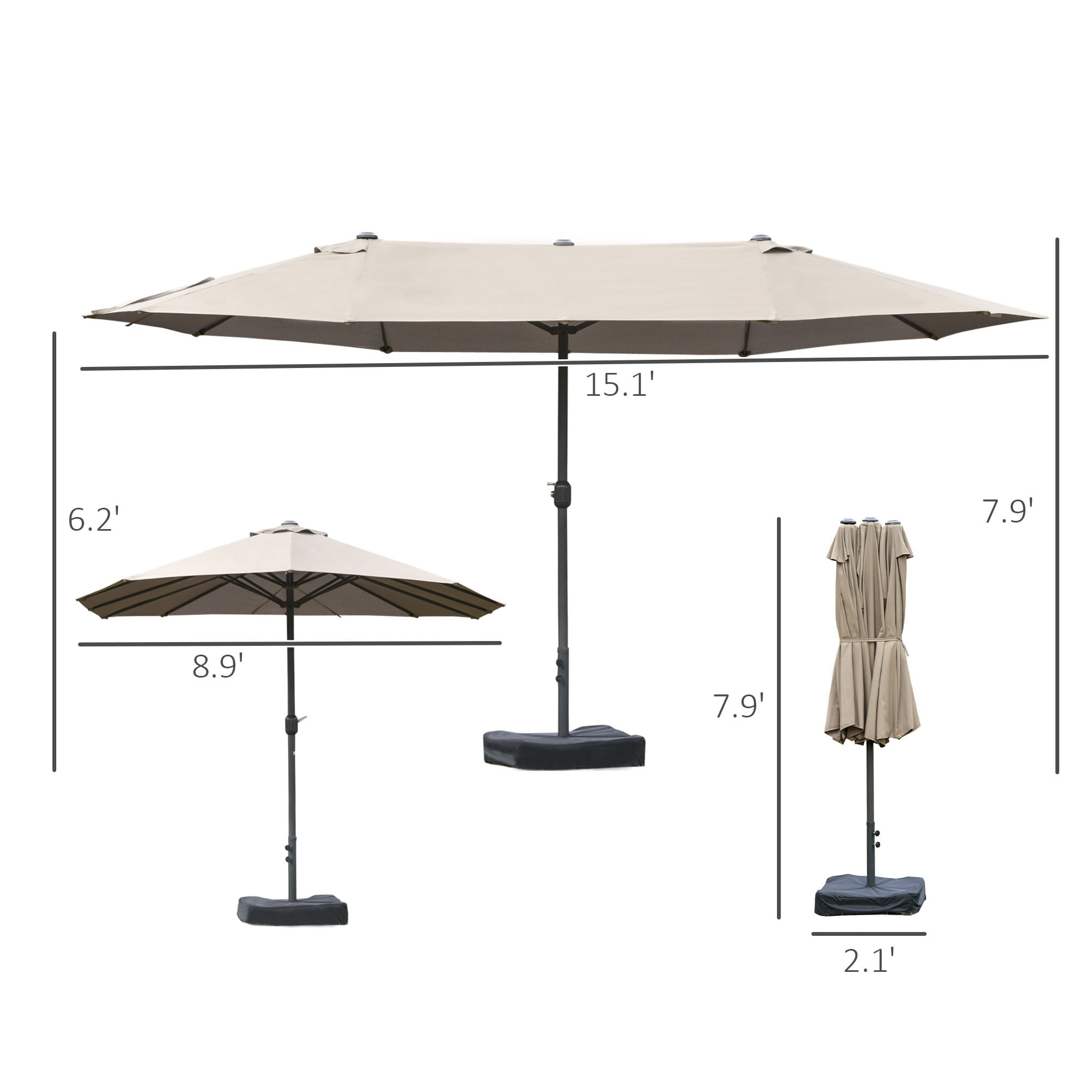 CASAINC CA-WG3BG Umbrellas-2 - View #7