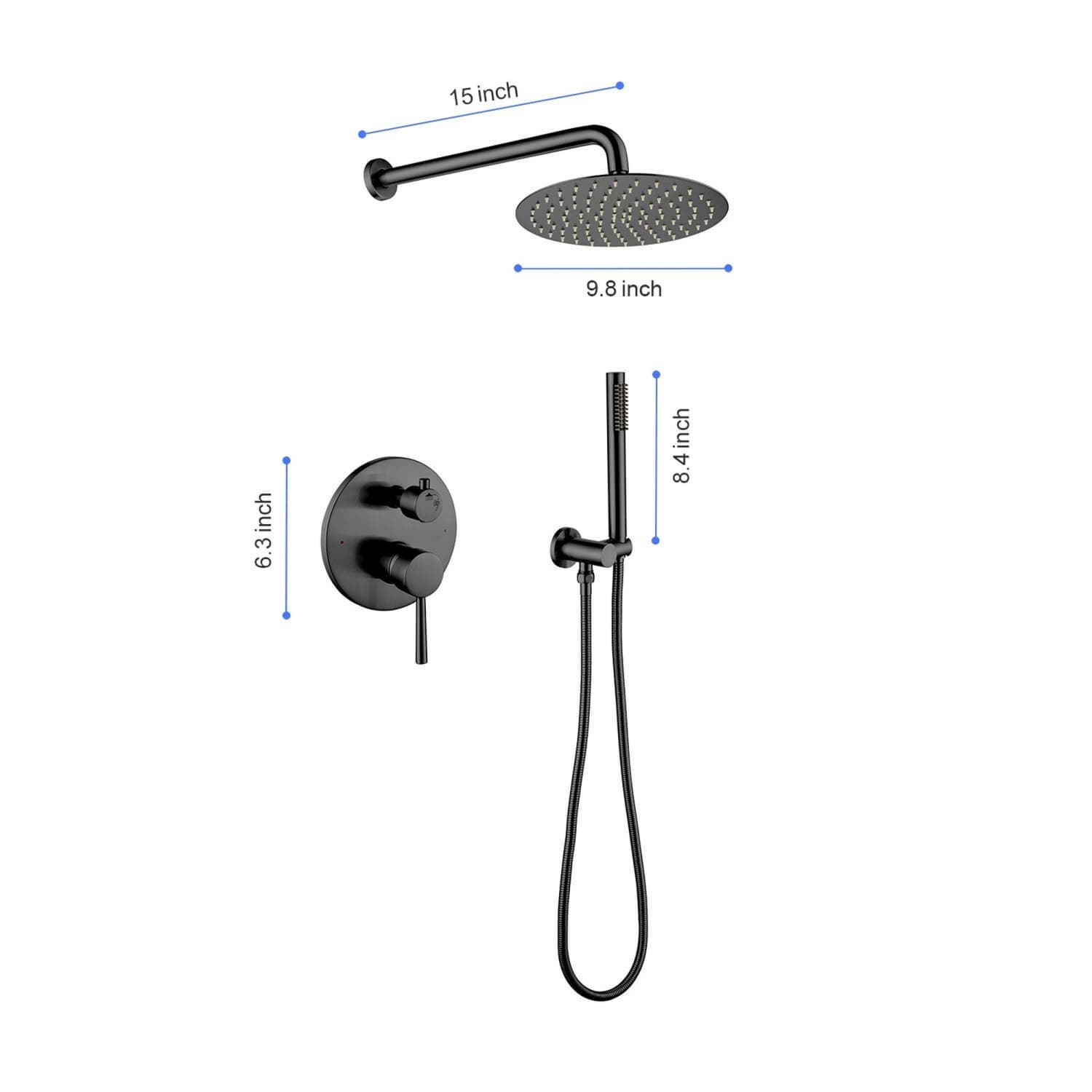 OGETFUUR L5ZQYA609BSS05 Showerhead-Bar-Panels - View #3