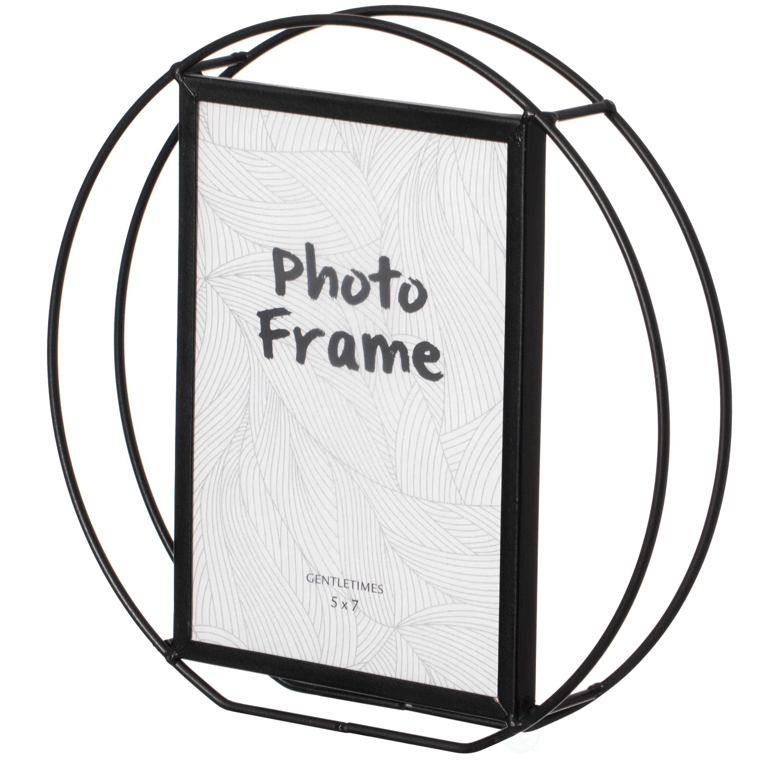 FABULAXE QI004499.BK.L Black Metal ( 5-in x 7-in ) Picture frame
