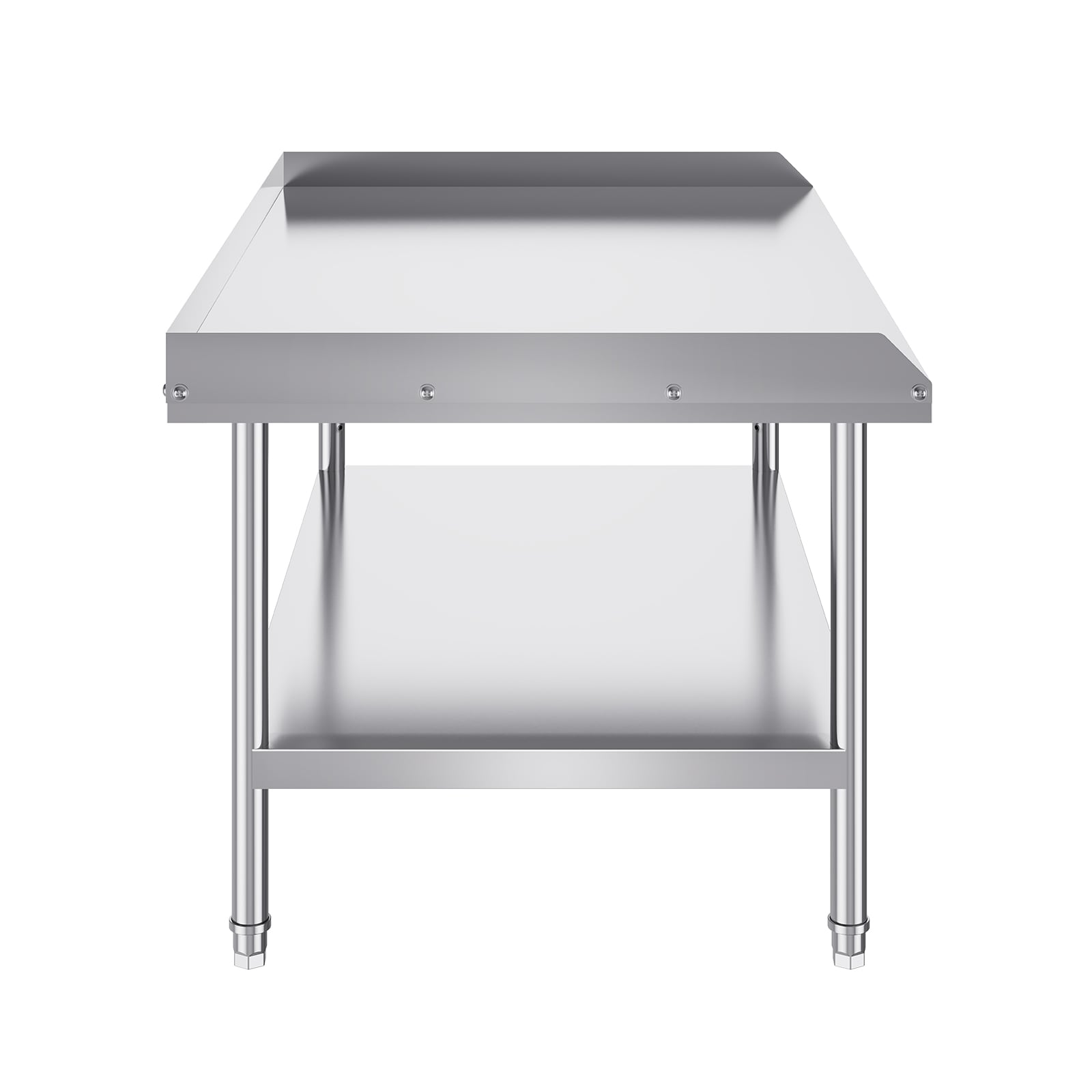 Mecale Stainless Steel Equipment Stand 48-in W x 30-in D Commercial ...