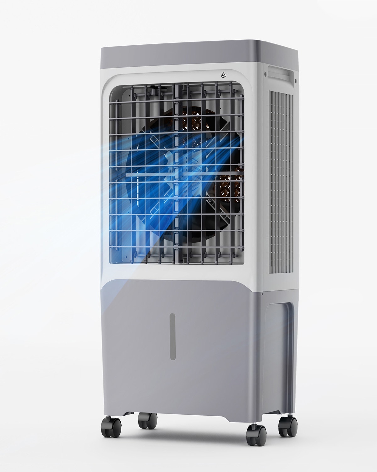 VEVOR Evaporative Air Cooler  1800 CFM with 6.8 Gallon Water Tank Swamp Cooler  Portable Cooling Fan with Remote Control  12H Timer  4 Ice Boxes  Quiet Operation  3 Wind Speeds for Outdoor Indoor Use