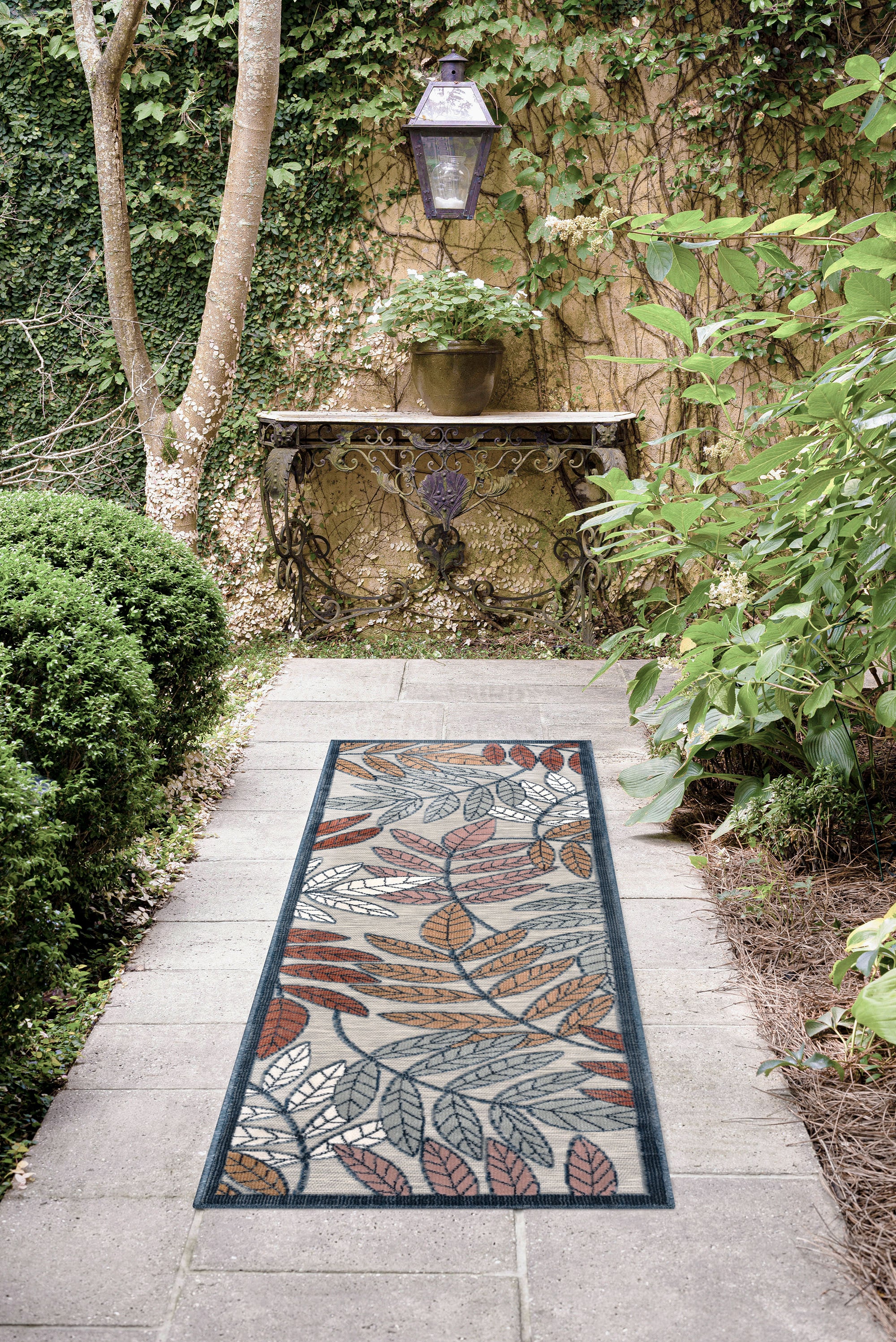 Tayse TRP1209 2X8 Tropic 2 x 8 (ft) Flatweave Polypropylene Gray Rectangular Indoor/Outdoor Runner rug