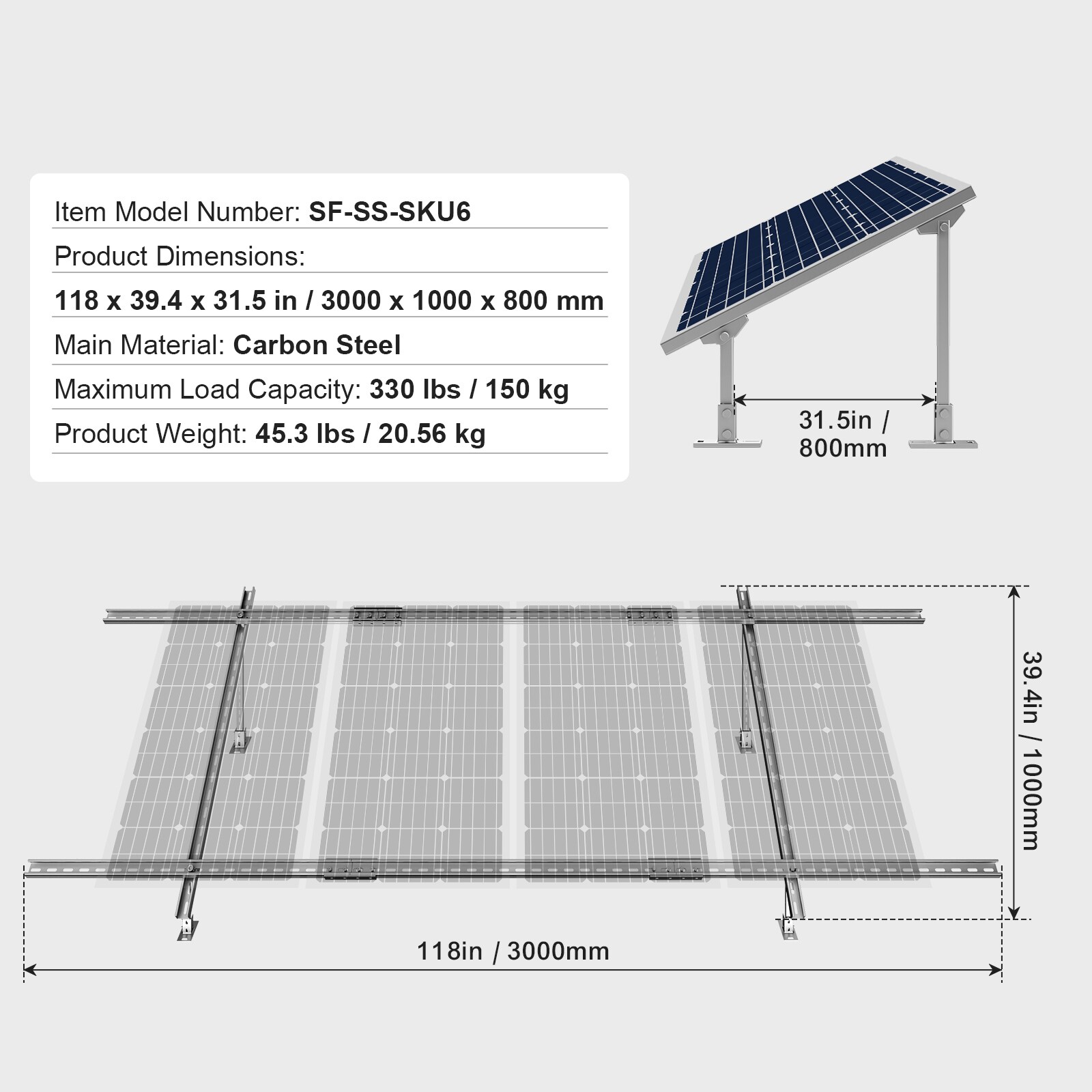 VEVOR SCDMJT40000008990V0 Portable-Solar-Panel-Acces - View #7
