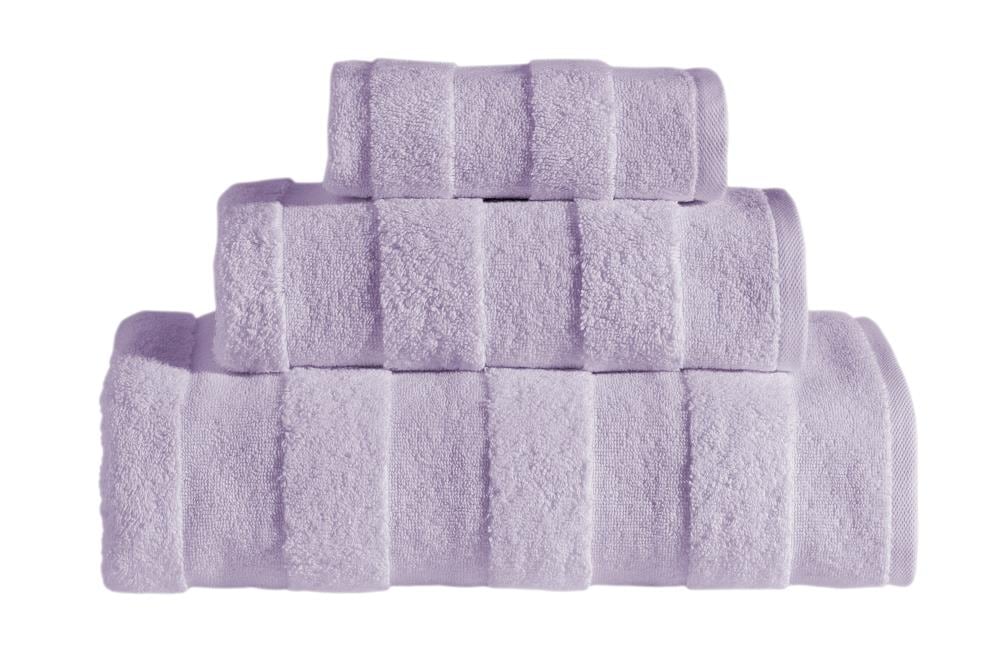 SaaSoh APC-3PK-ORC 3-Piece Orchid Cotton Quick Dry Bath Towel Set (Apogee)