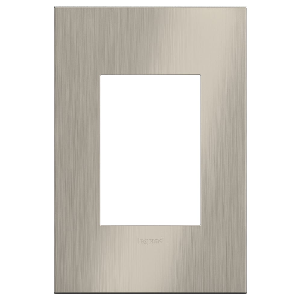 Legrand Adorne 1-Gang Specialty Size Satin Nickel Metal Indoor ...