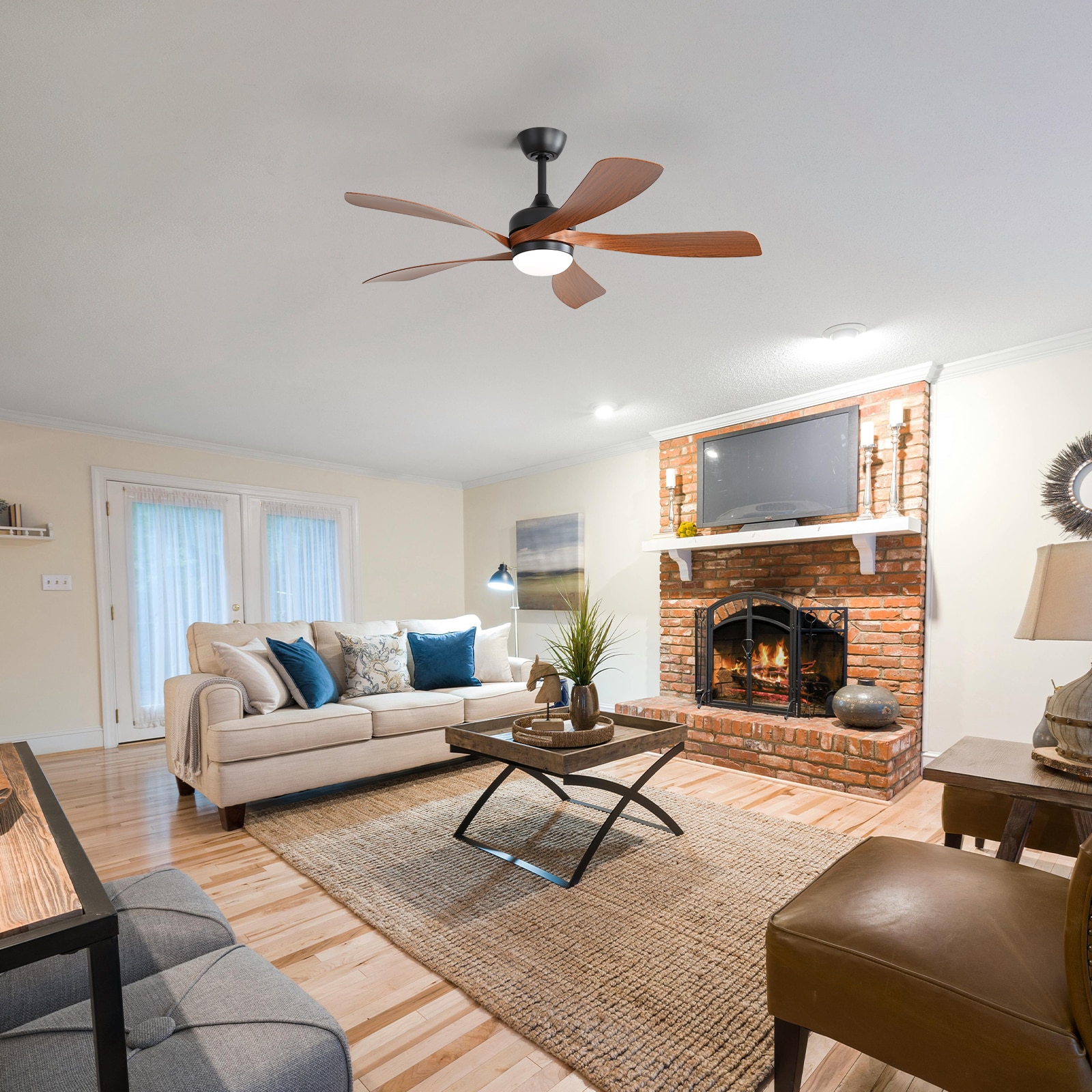 Sofucor L-52K096-BK-ABSSMW60 Ceiling-Fans - View #2