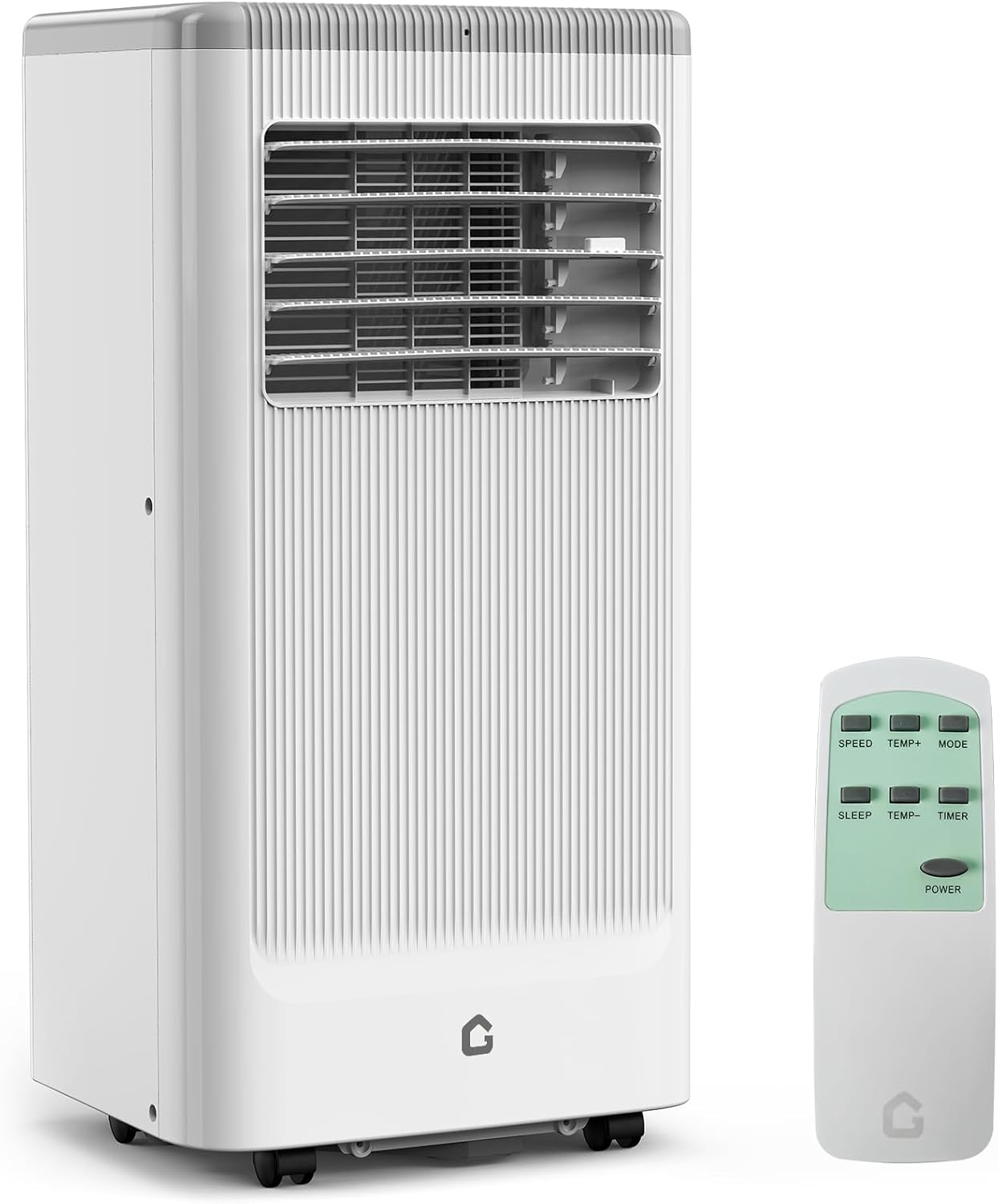 Qeetex LXLS2-PHK-336SPN4F 10000 BTU Portable Air Conditioner with Heat 4 in 1 AC Unit with Heating Fan Dehumidifier Timer for Bedroom Office Apartment 450 Sq Ft