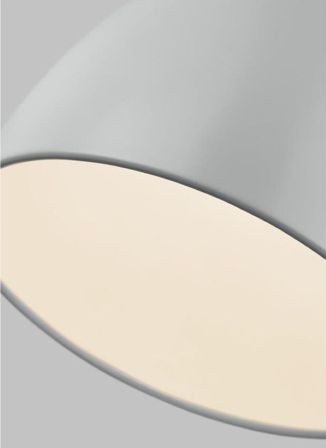 Matte Grey Steel Mini LED Pendant Light