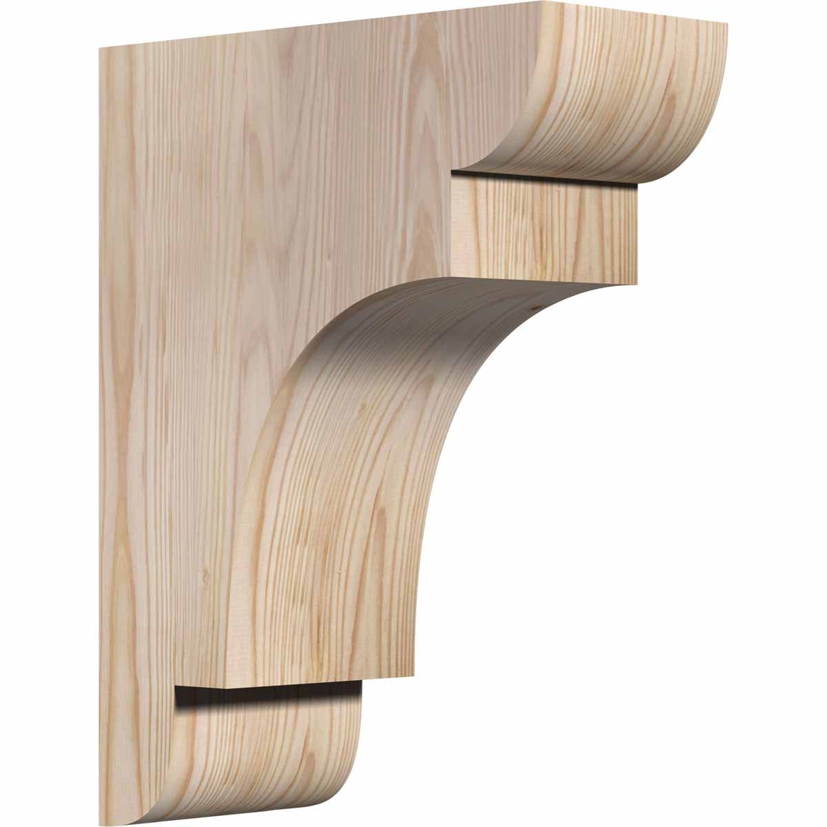 Ekena Millwork COR06X12X16NEB00SDF 5.5-in x 12-in x 16-in New brighton Unfinished Douglas fir Wood Paintable/Stainable Corbel