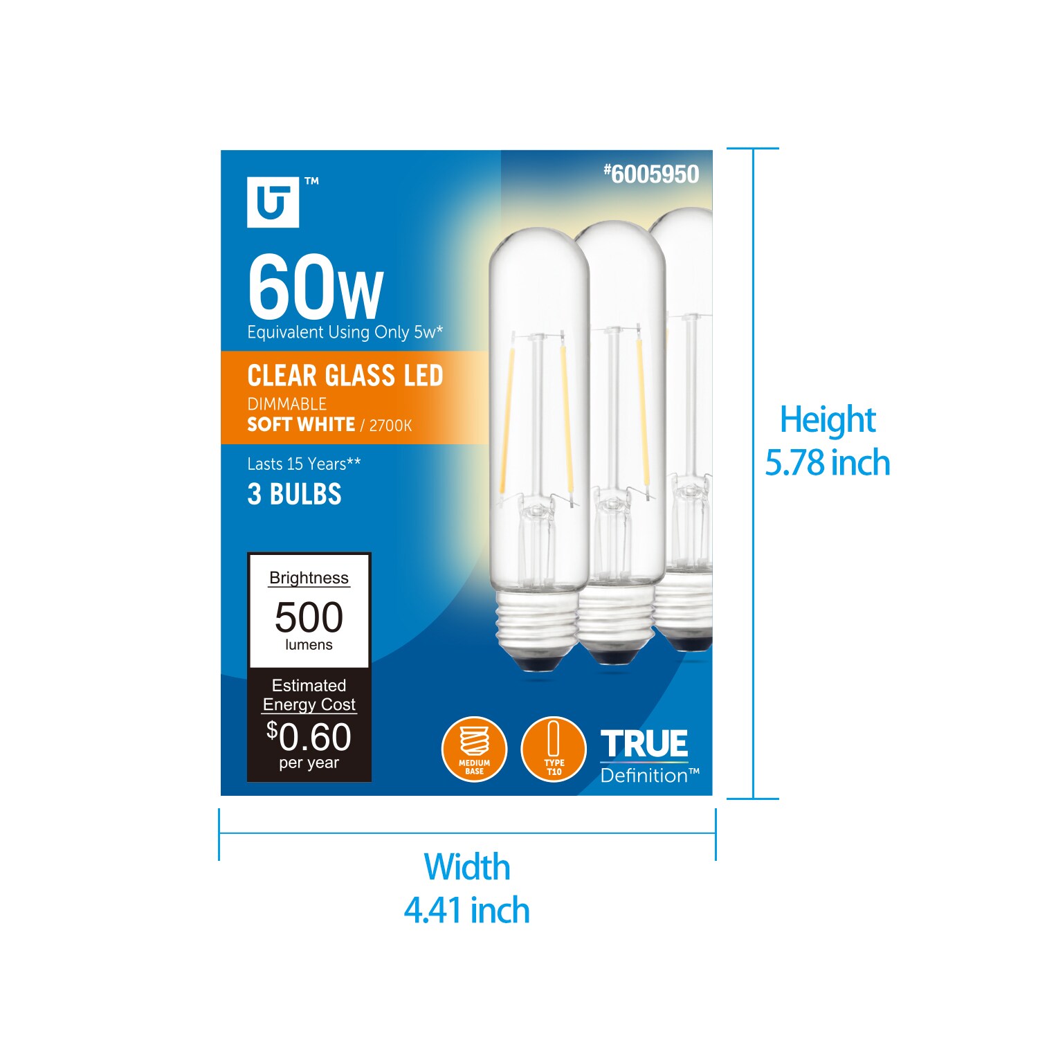 Utilitech 16C21-T10-C-5W-27 Led-Lights - View #4