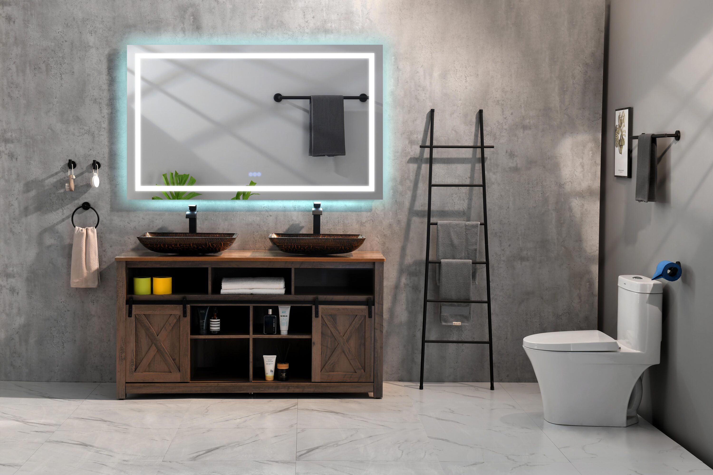Vacolite KP-8430-WKDD Framed-Bath-Mirrors - View #3