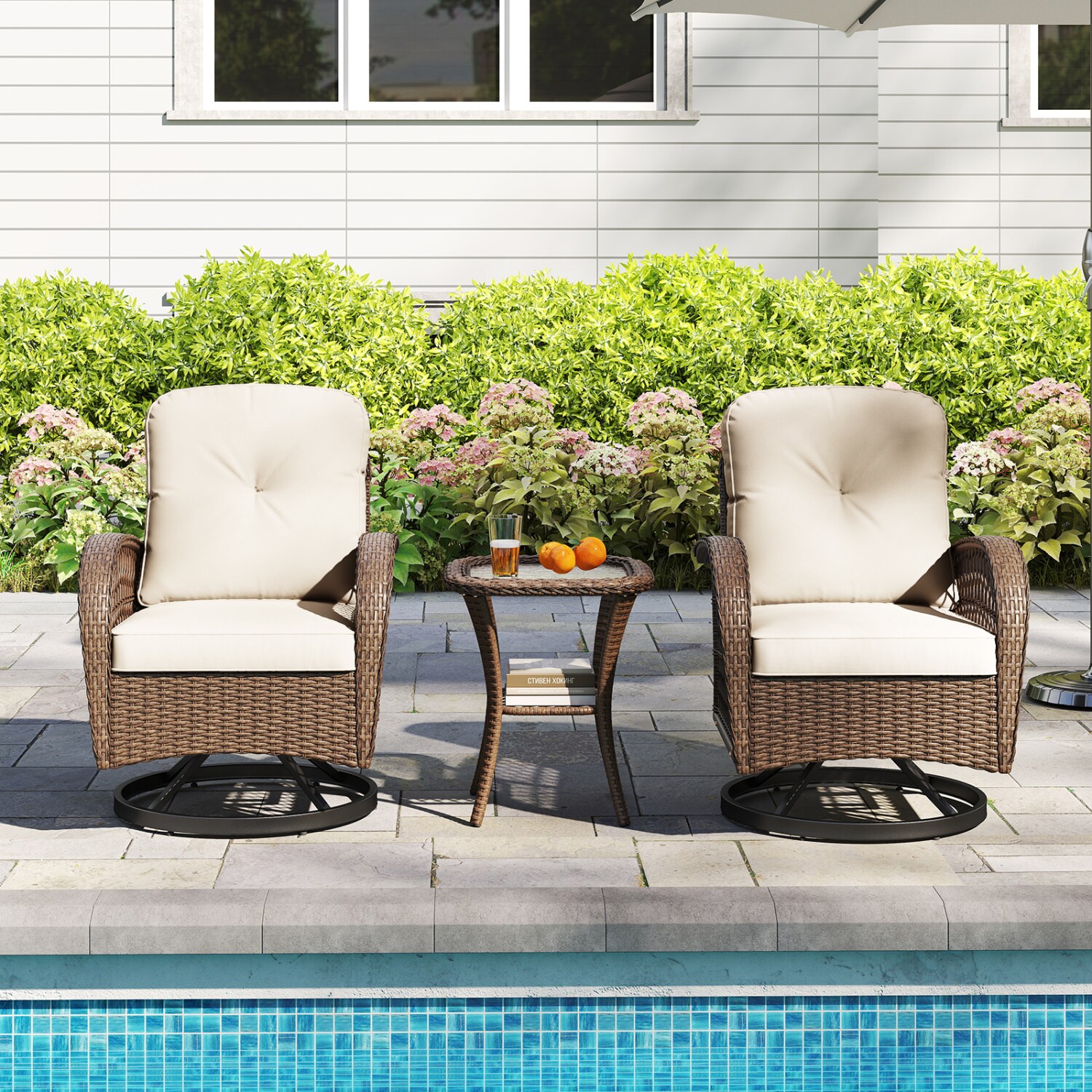 Slickblue D-CO-HW97057WH Patio-Conversation-Sets - View #4