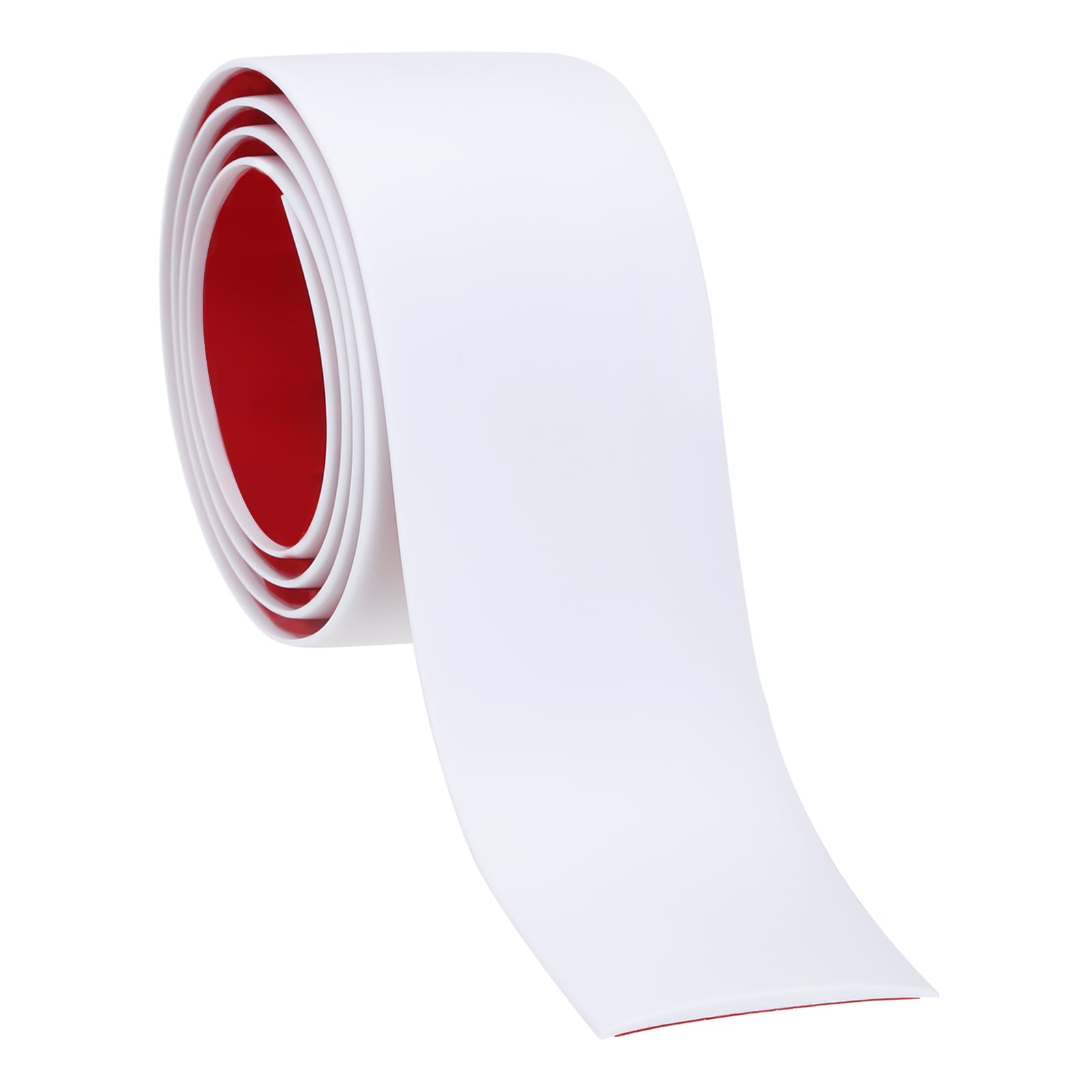PATIKIL Self Adhesive Floor Transition Strip 2 in x 3 Ft Vinyl Laminate Floor Flat Divider for Joining Floor Gaps Doorways Carpet Cover Floor Tiles White
