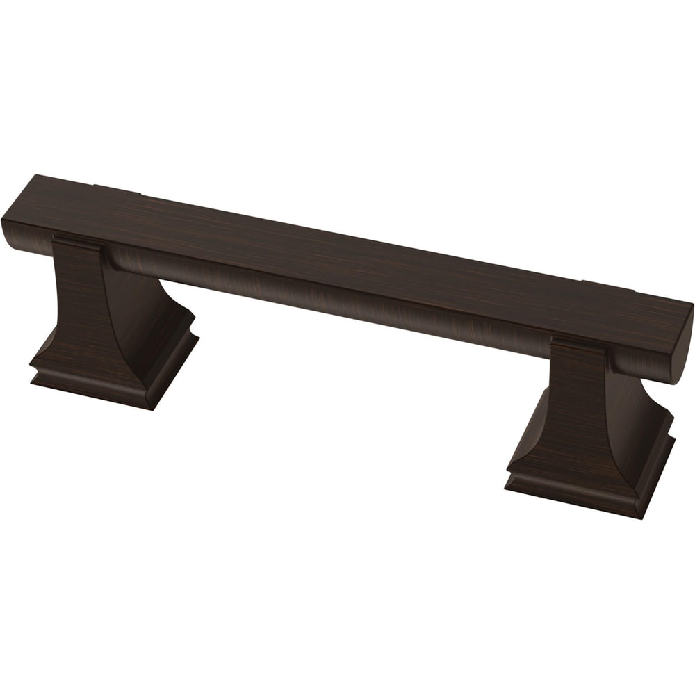 Brainerd P43457W-BZM-C Classic Footed 3-in , 76mm Center to Center Bronze Matte Rectangular Bar